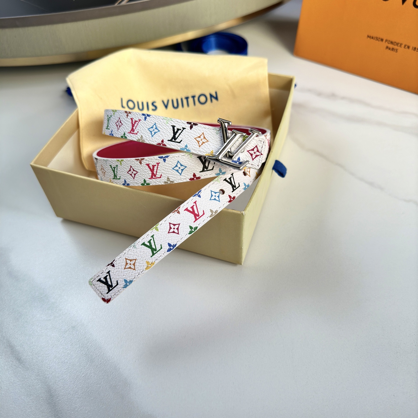 驢家 レディース 腰帯 小花シリーズ 定番キャンバスベルト