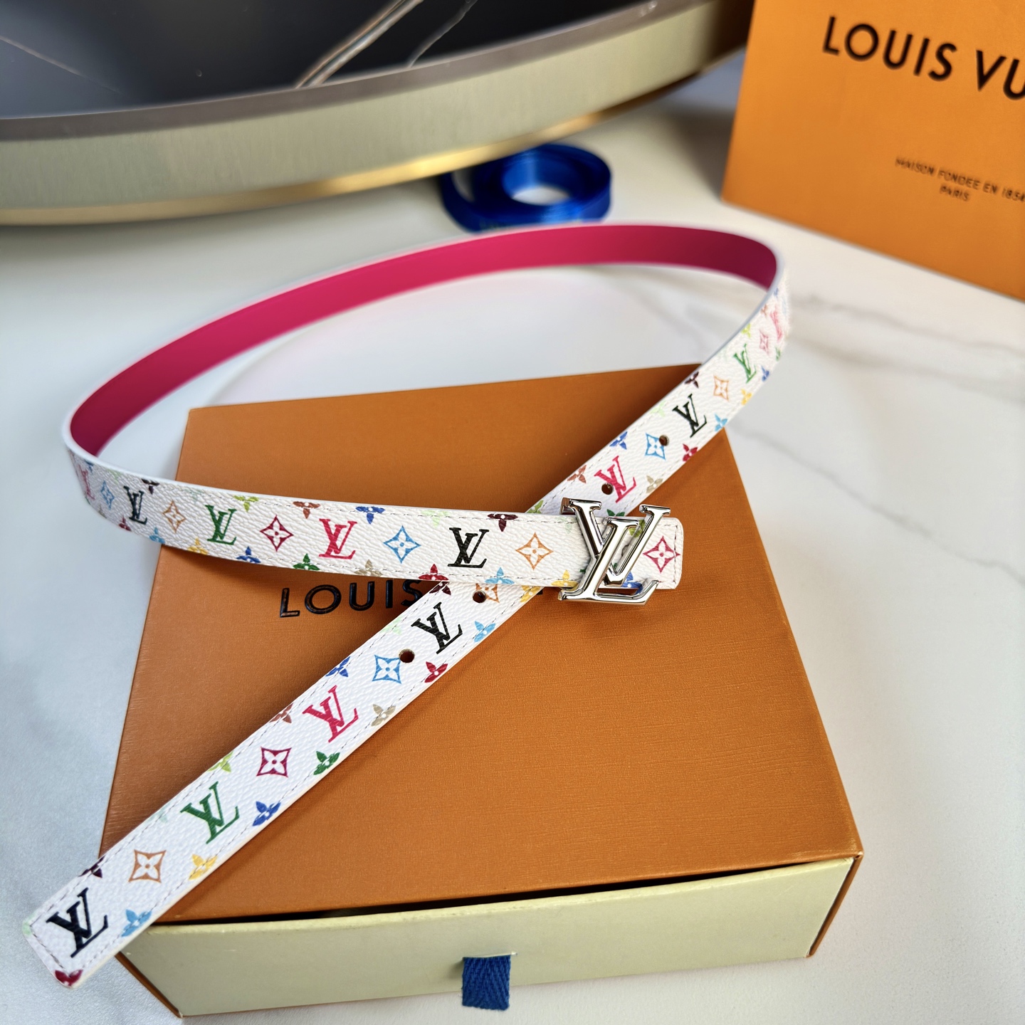 驢家 レディース 腰帯 小花シリーズ 定番キャンバスベルト