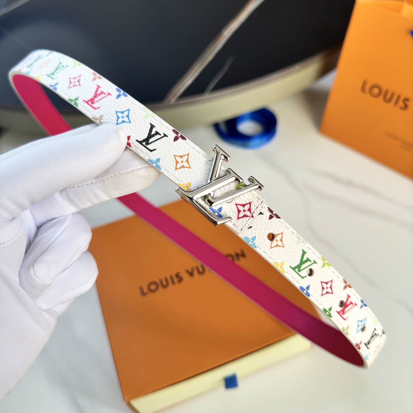 驢家 レディース 腰帯 小花シリーズ 定番キャンバスベルト