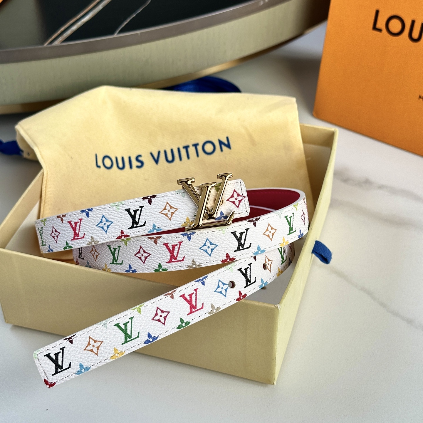 驢家 レディース腰帯 小花シリーズ カスタム帆布