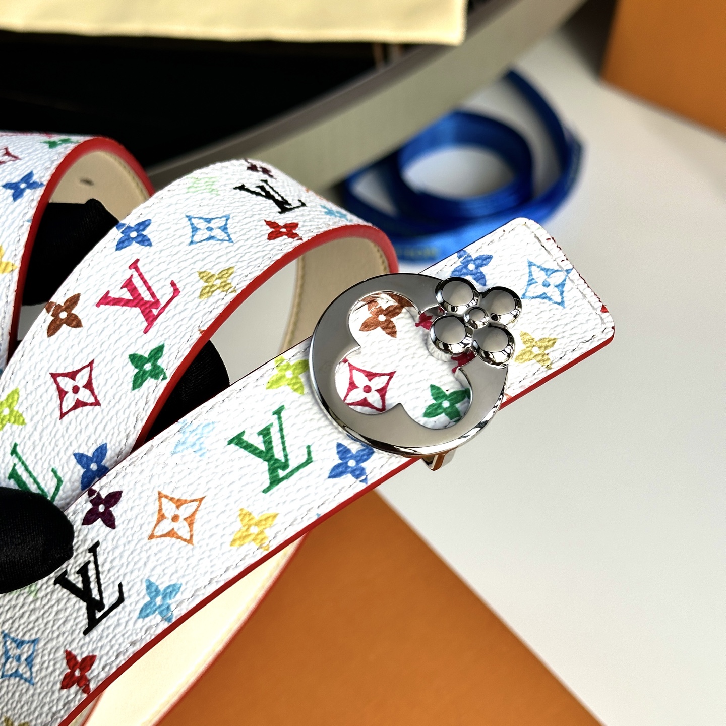 驢家 レディース 腰帶 小花シリーズ カスタム帆布