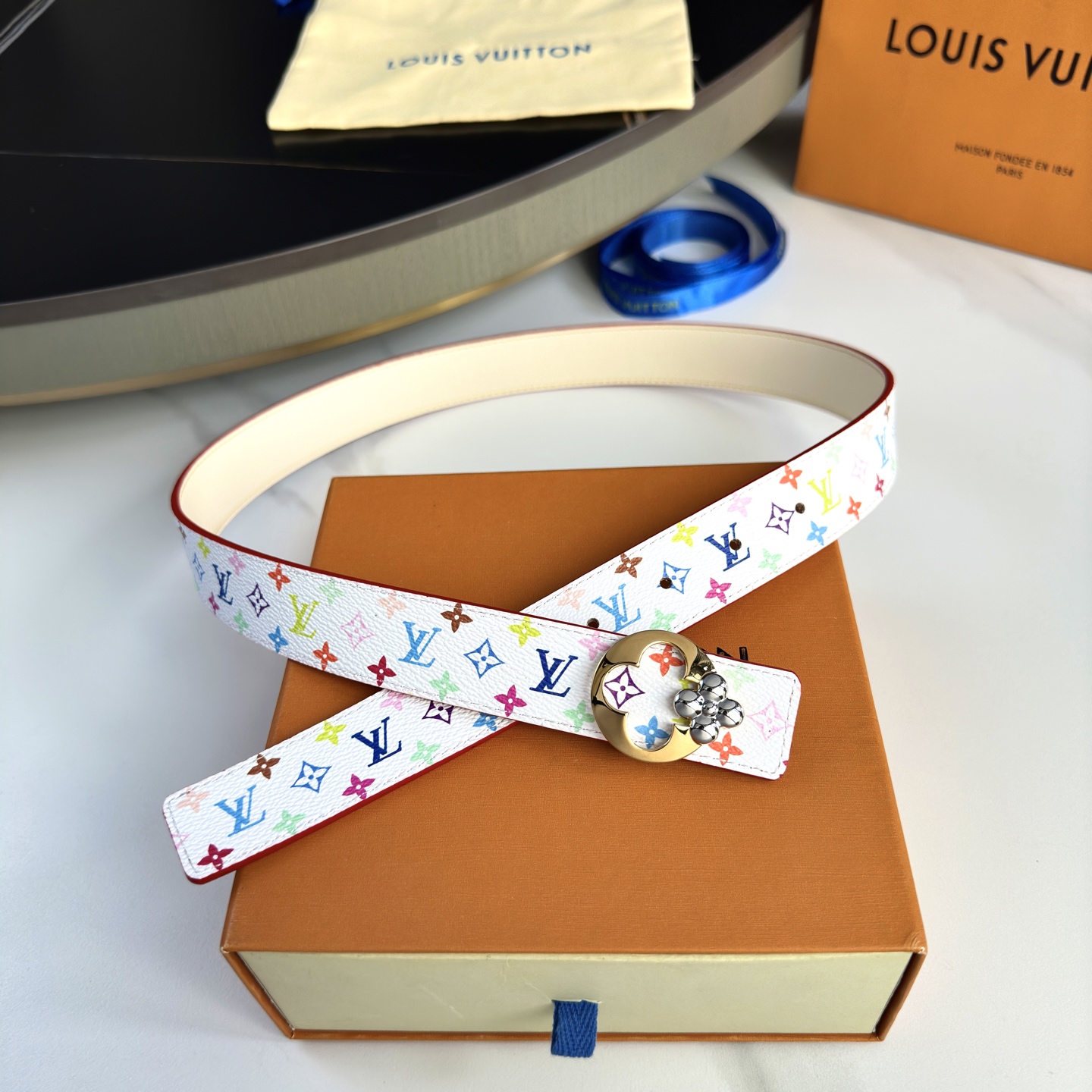 驢家 レディース腰帯 小花シリーズ クラシックデザイン