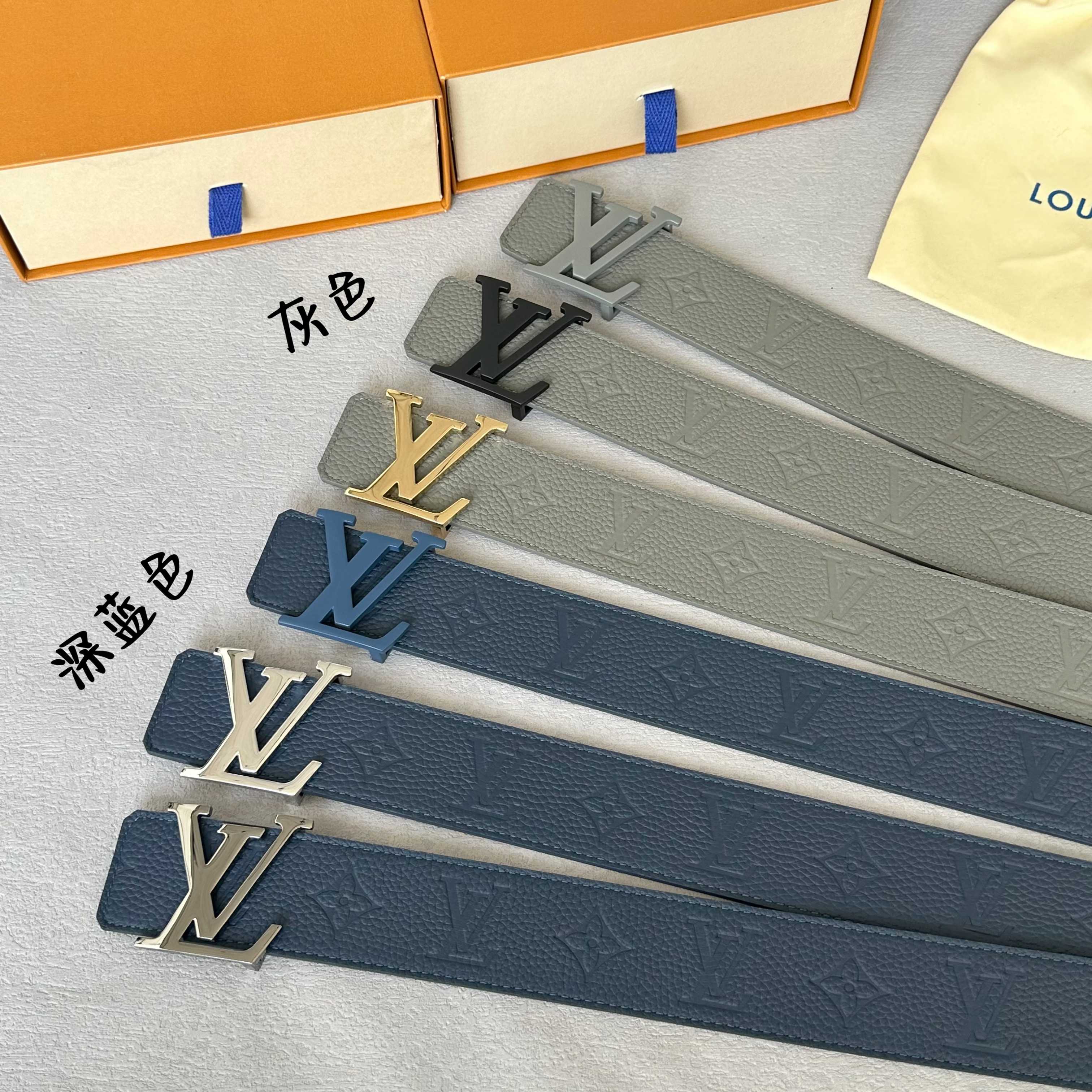 LVMHルイ・ヴィトン 原版包裝➕1.0 幅広40mmのデザイン