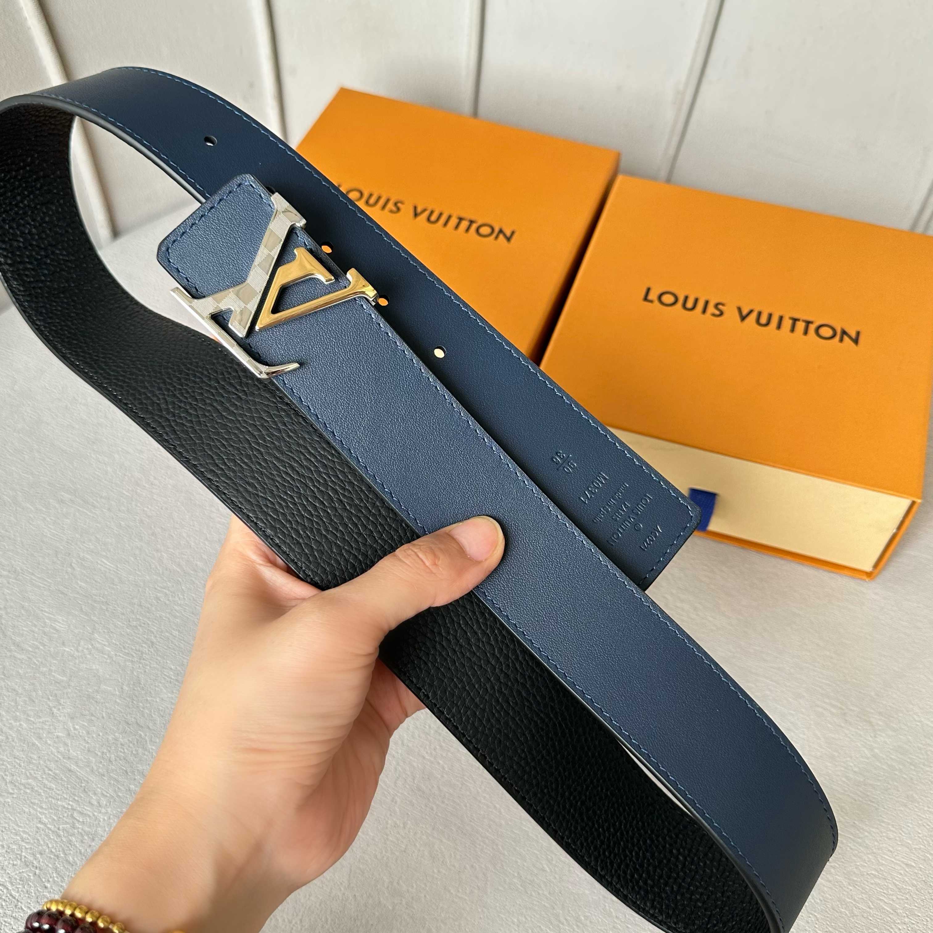 ルイ・ヴィトン原版包裝➕1.0 - 幅広40mmの新型字母搭扣付き