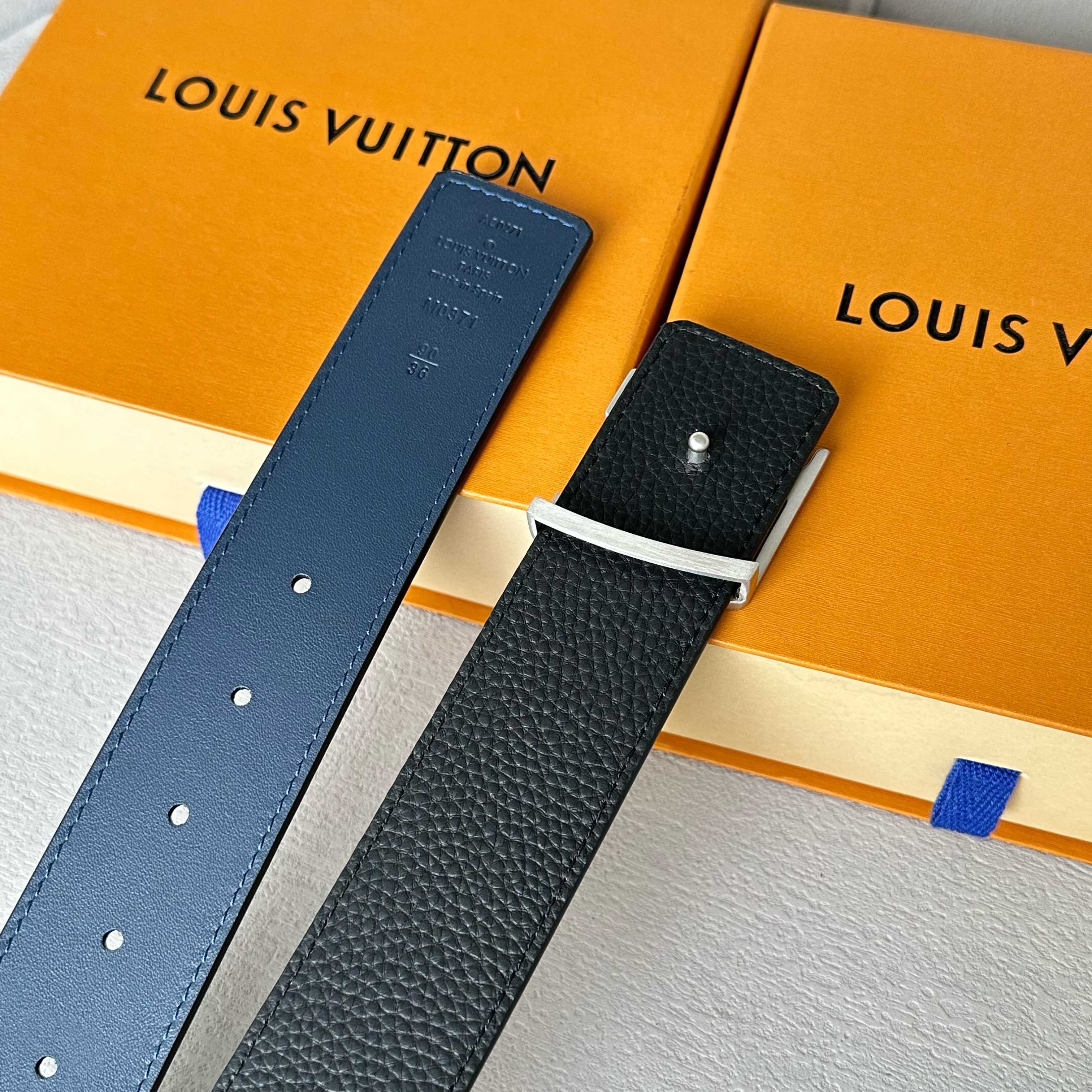 ルイ・ヴィトン原版包裝➕1.0 - 幅広40mmの新型字母搭扣付き
