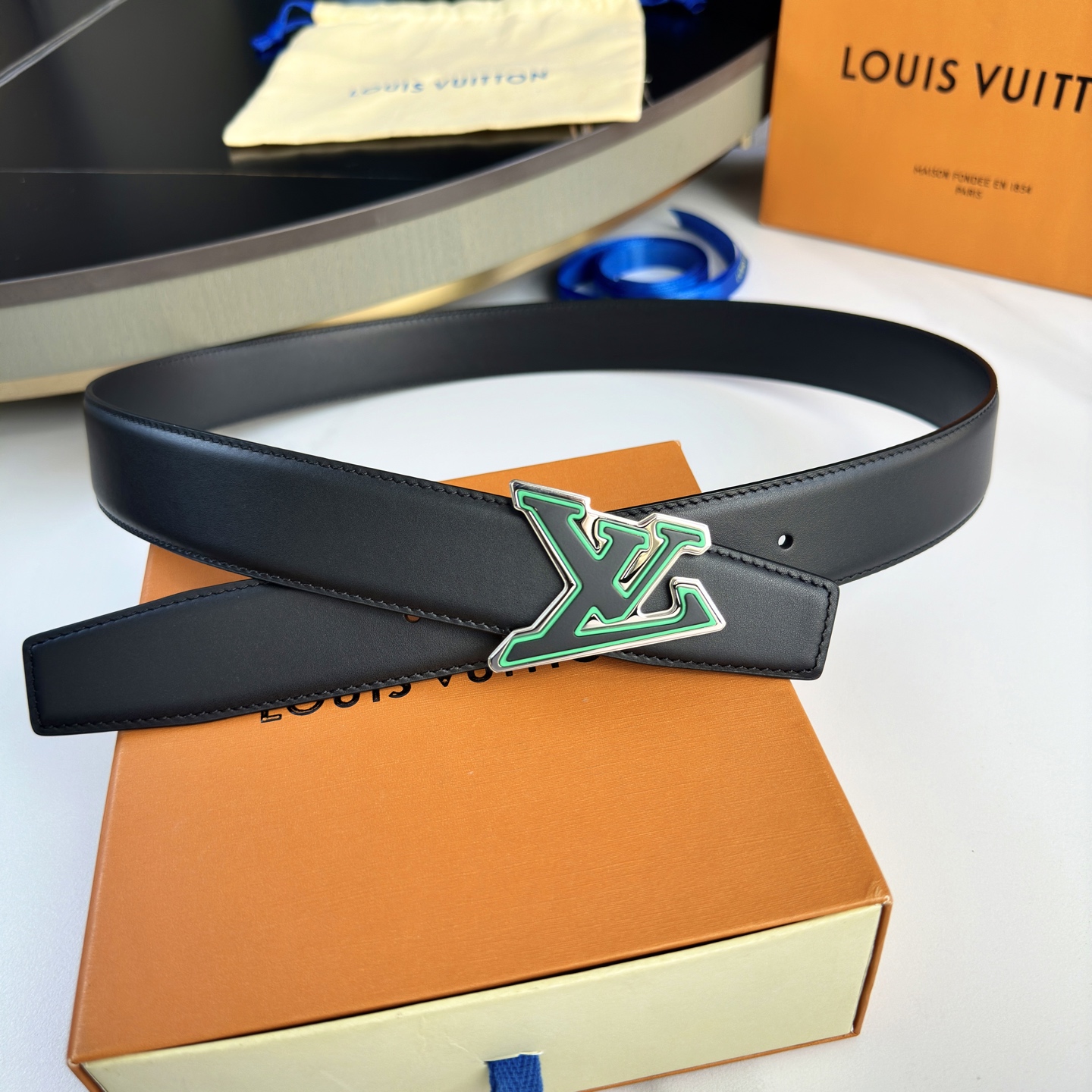 L0UIS VUITT0N 男士原單腰帶 双面デザイン 35mm