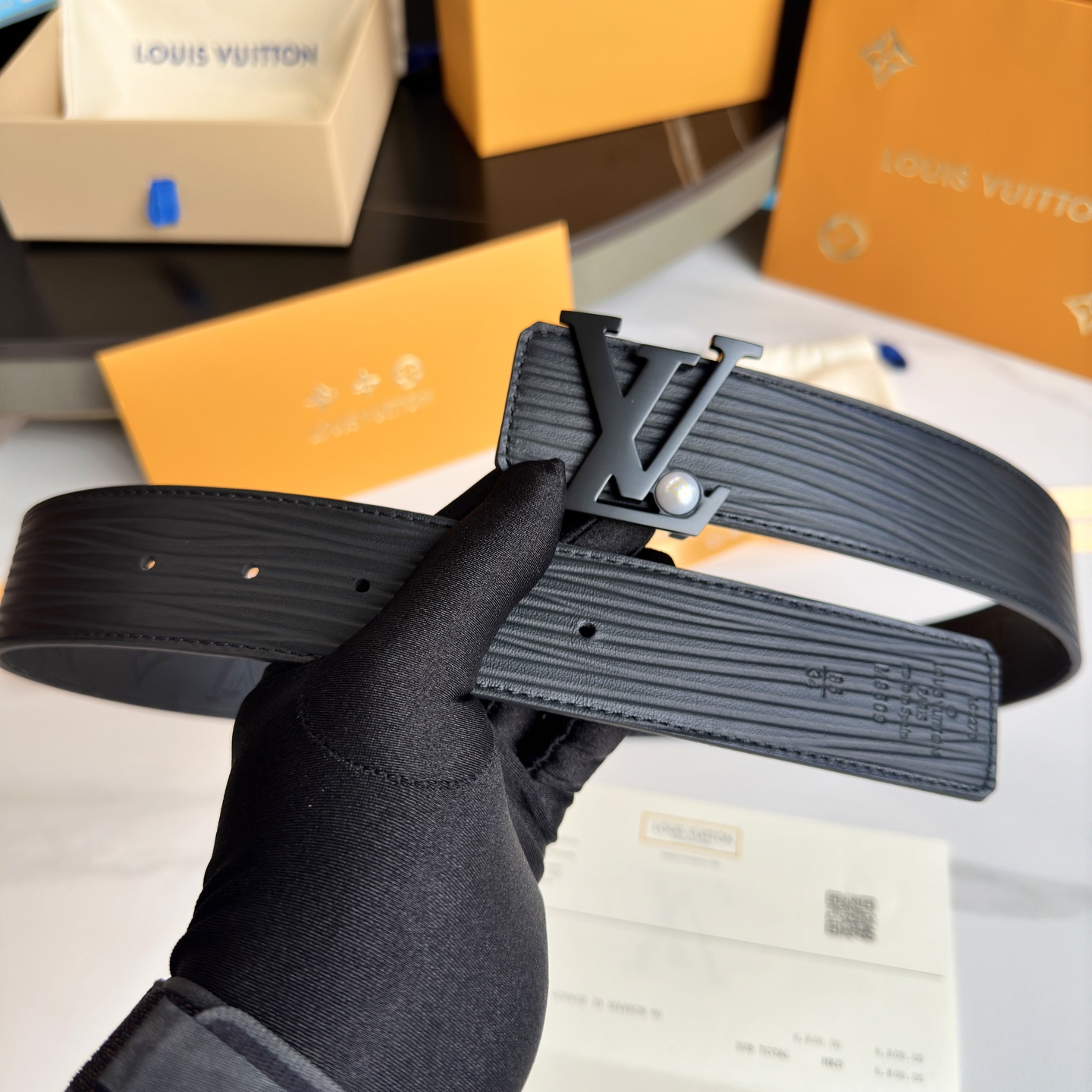 LOUIS VUITTON 原版包裝➕1.0 ダブルサイドレザーベルト