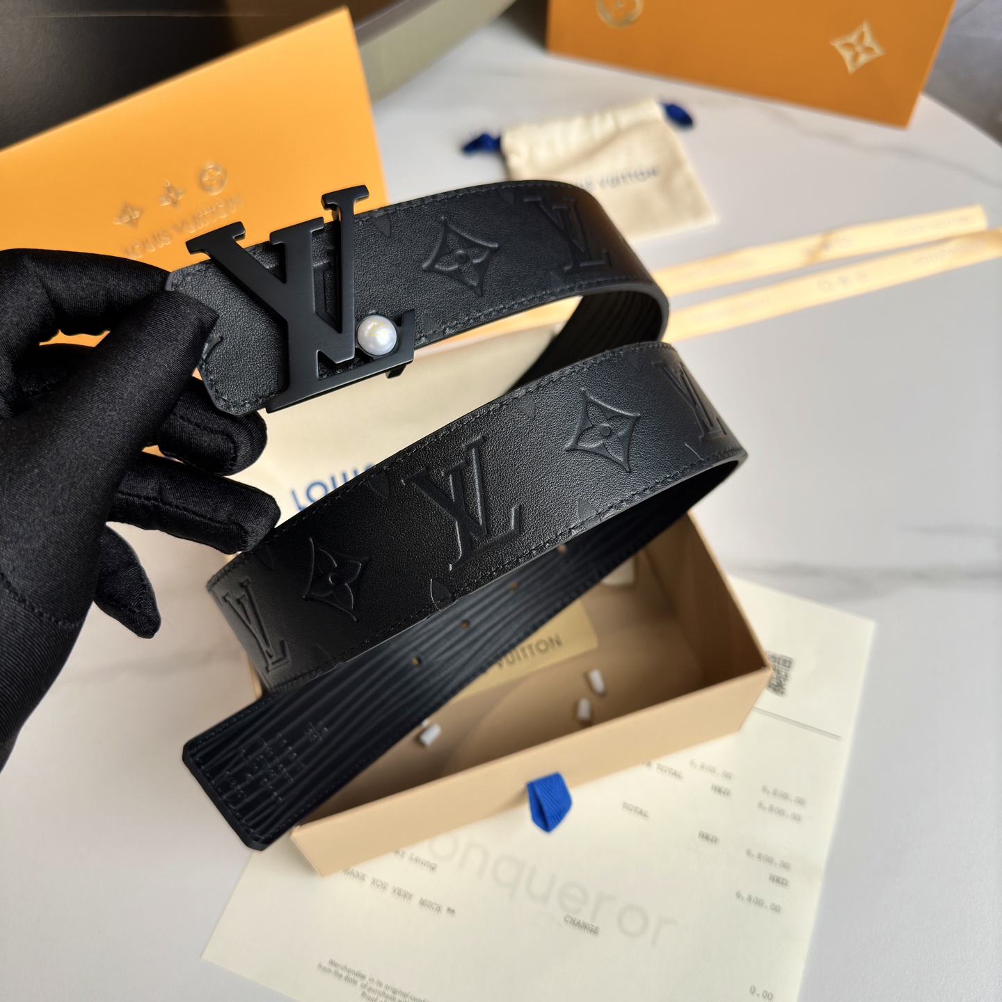 LOUIS VUITTON 原版包裝➕1.0 ダブルサイドレザーベルト