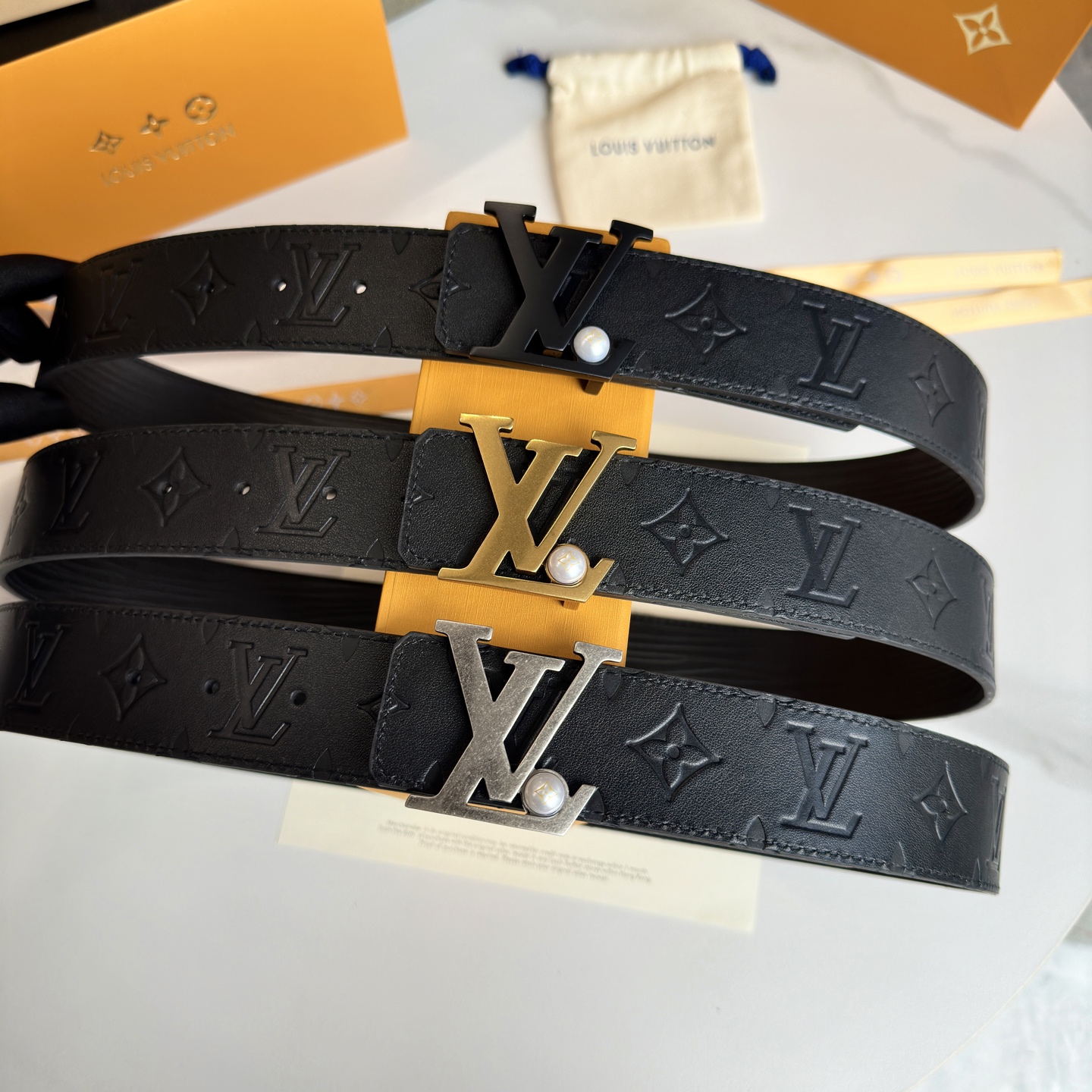 LOUIS VUITTON 原版包裝➕1.0 ダブルサイドレザーベルト