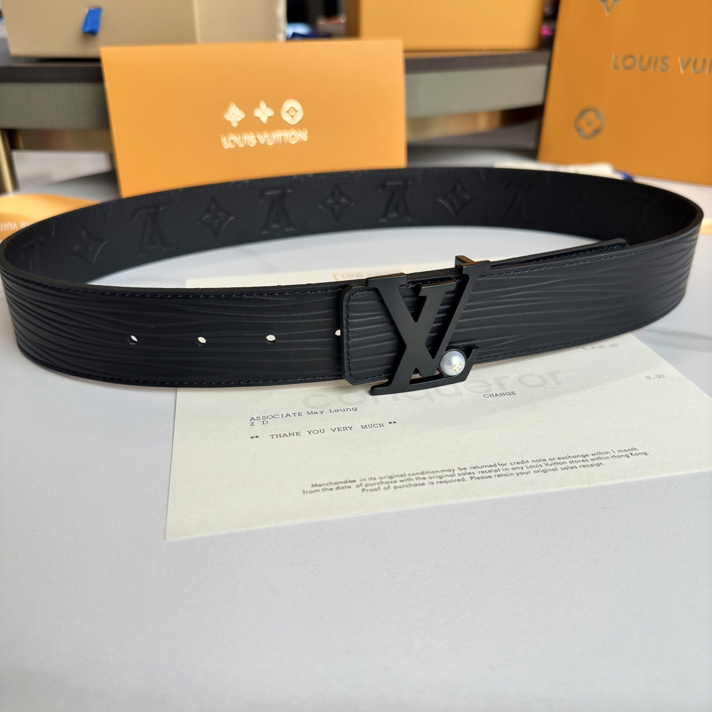 LOUIS VUITTON 原版包裝➕1.0 ダブルサイドレザーベルト