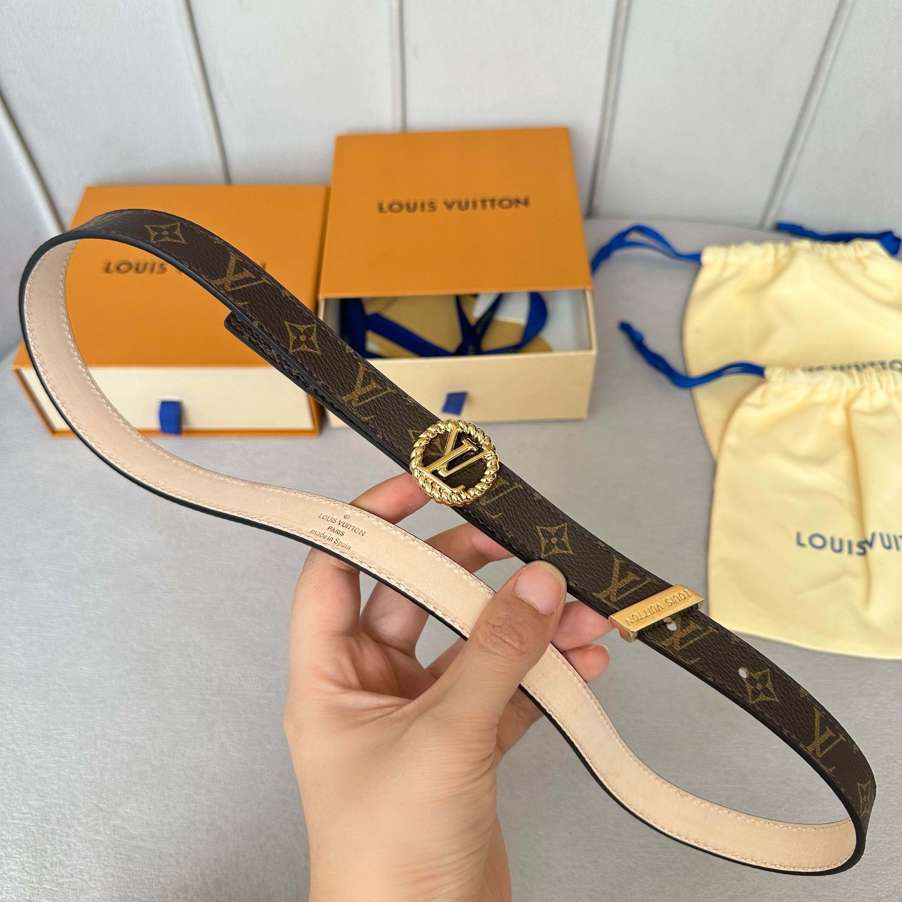 驢家 レディース 腰帯 原版包裝 2cm幅 小牛皮製