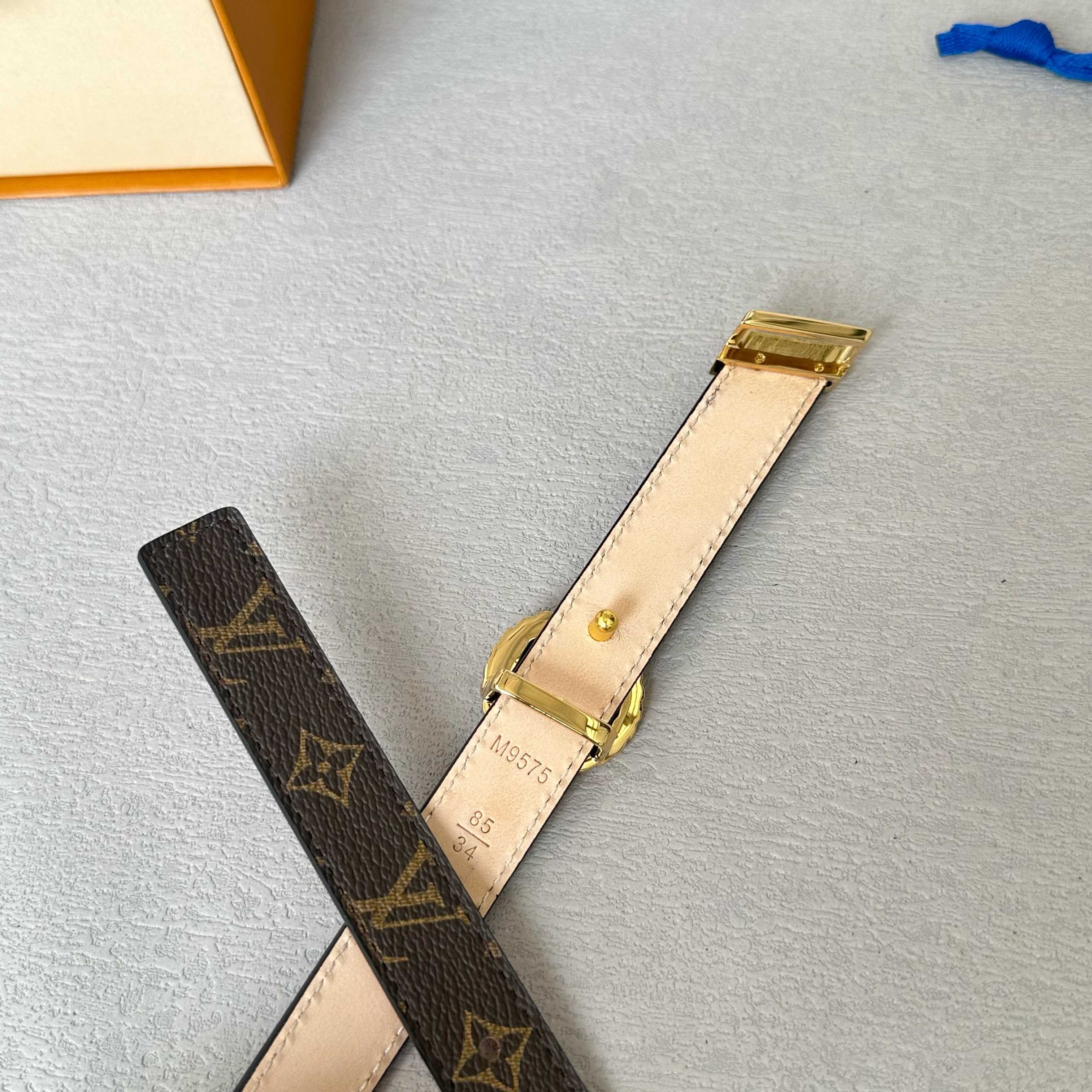 驢家 レディース 腰帯 原版包裝 2cm幅 小牛皮製