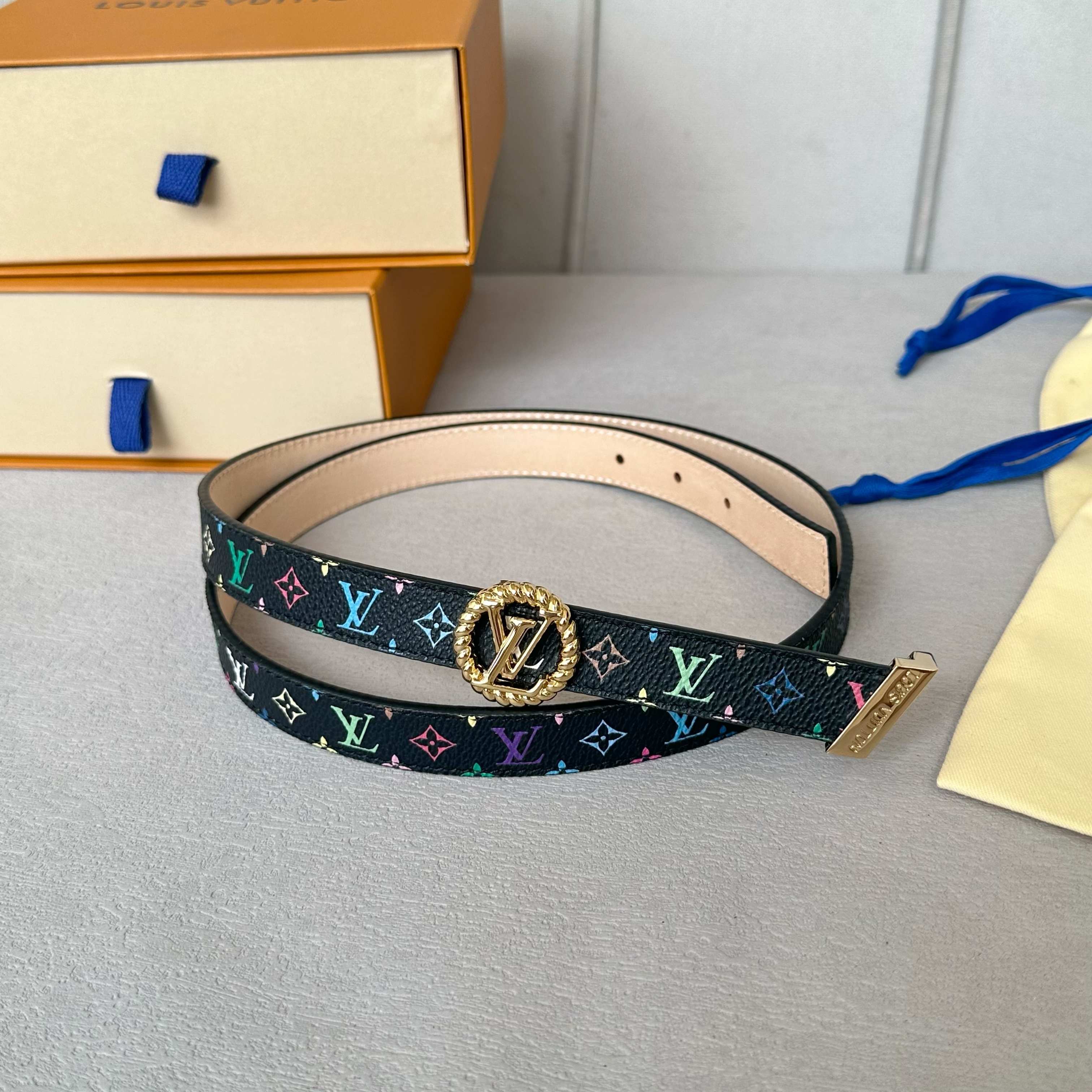 驢家 レディース 腰帯 原版包裝➕1.0 スタイリッシュな帆布と小牛皮