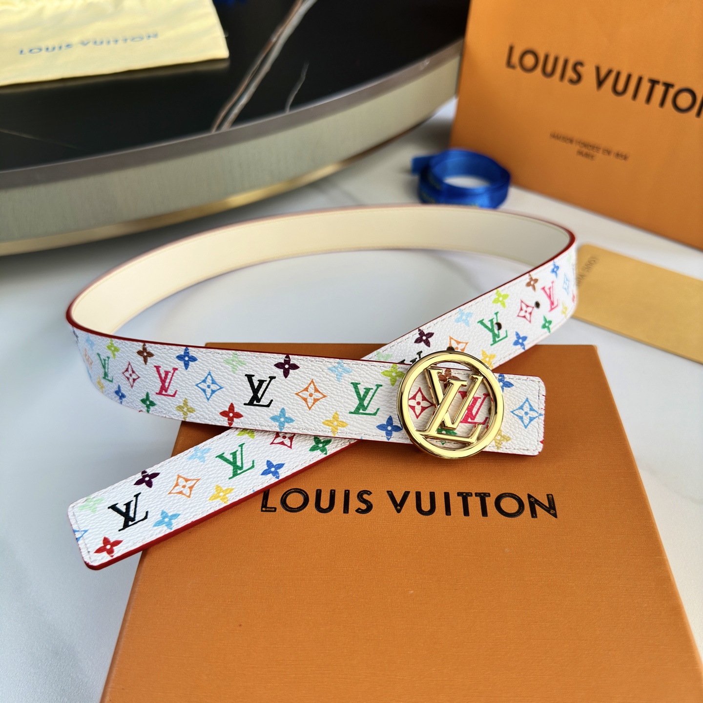 驢家 レディース 腰帯 小花シリーズ カスタム帆布