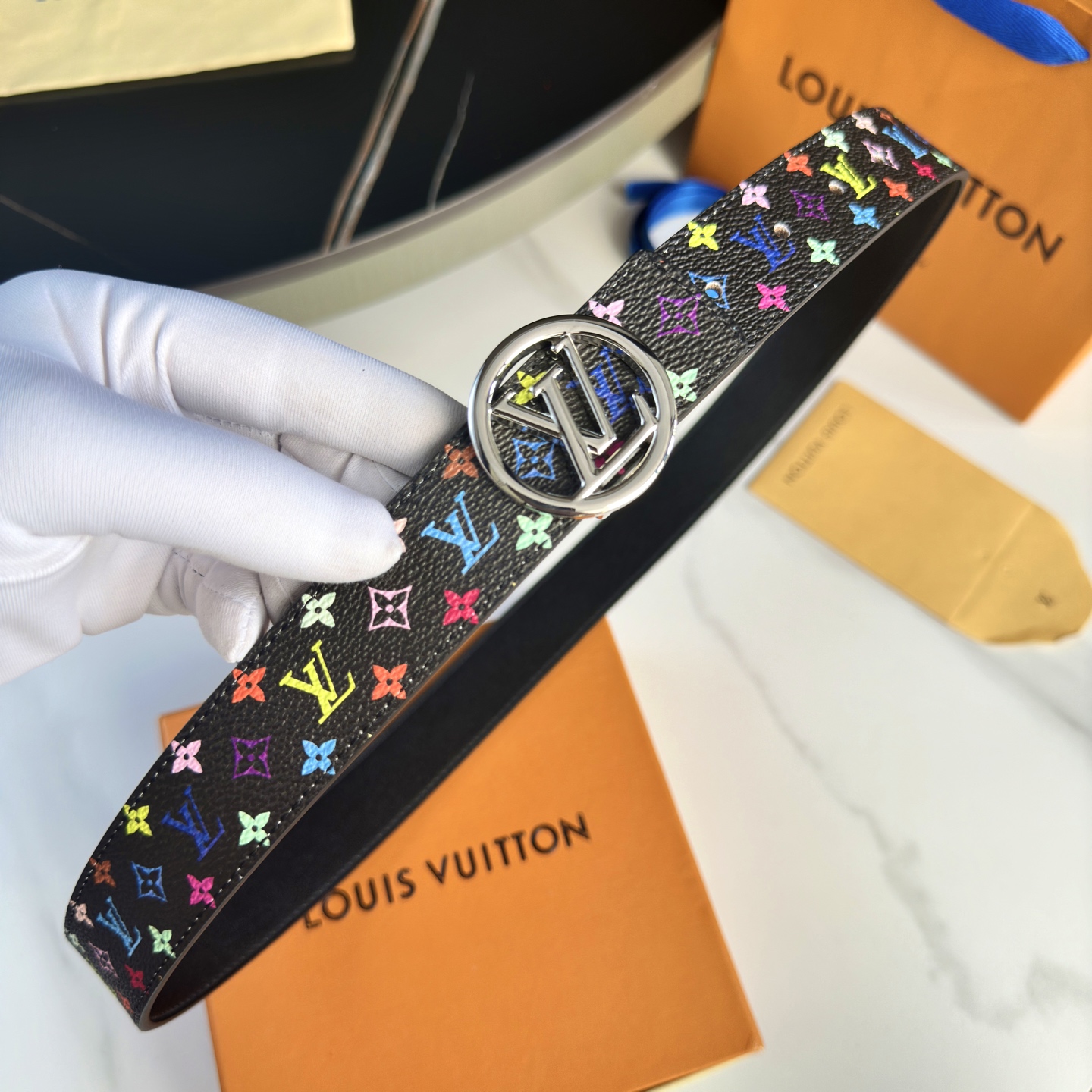 驢家 レディース 腰帯 小花シリーズ クラシックキャンバス