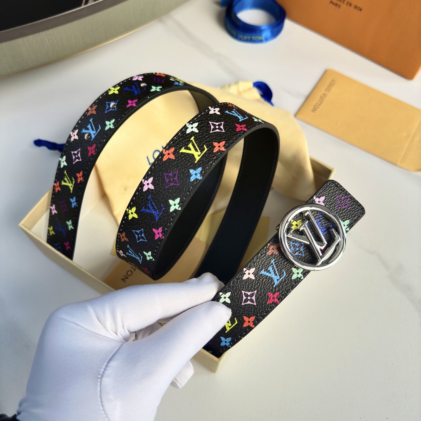 驢家 レディース 腰帯 小花シリーズ クラシックキャンバス