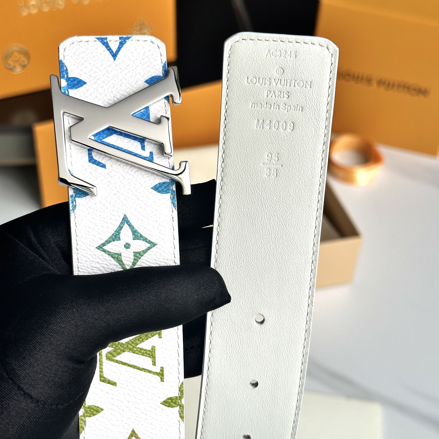 LOUIS VUITTON 原版包裝 1.0 ダブルフェイスベルト 40mm
