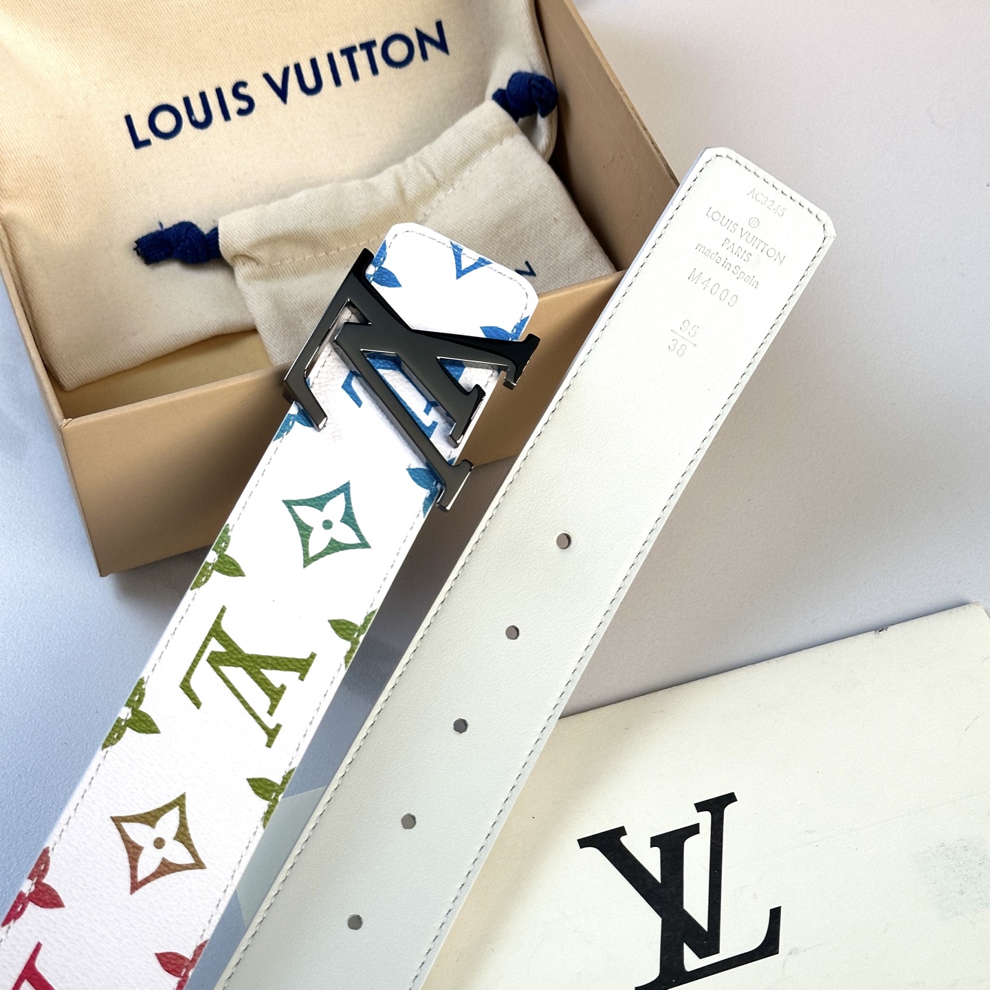 LOUIS VUITTON 1.0版カスタムキャンバスベルト