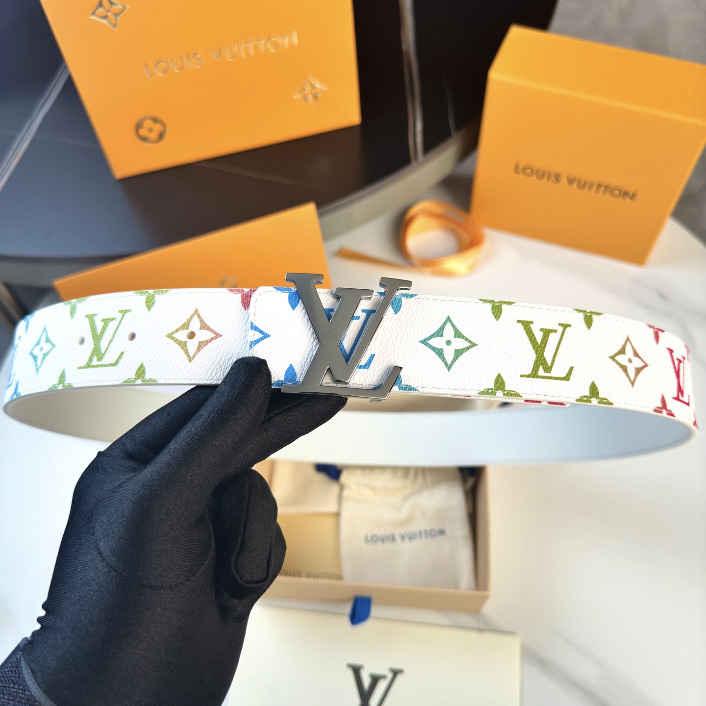 LOUIS VUITTON 1.0版カスタムキャンバスベルト