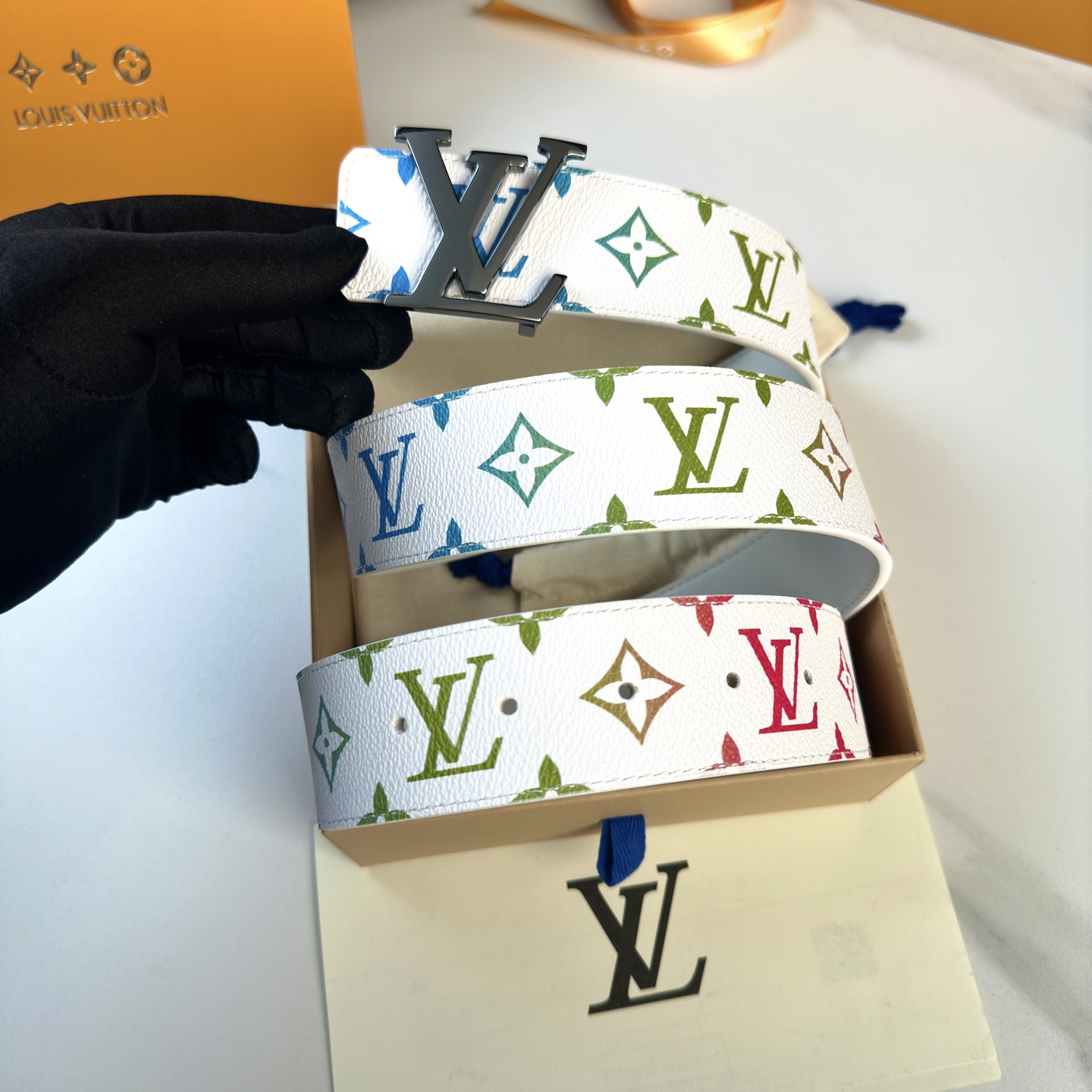 LOUIS VUITTON 1.0版カスタムキャンバスベルト