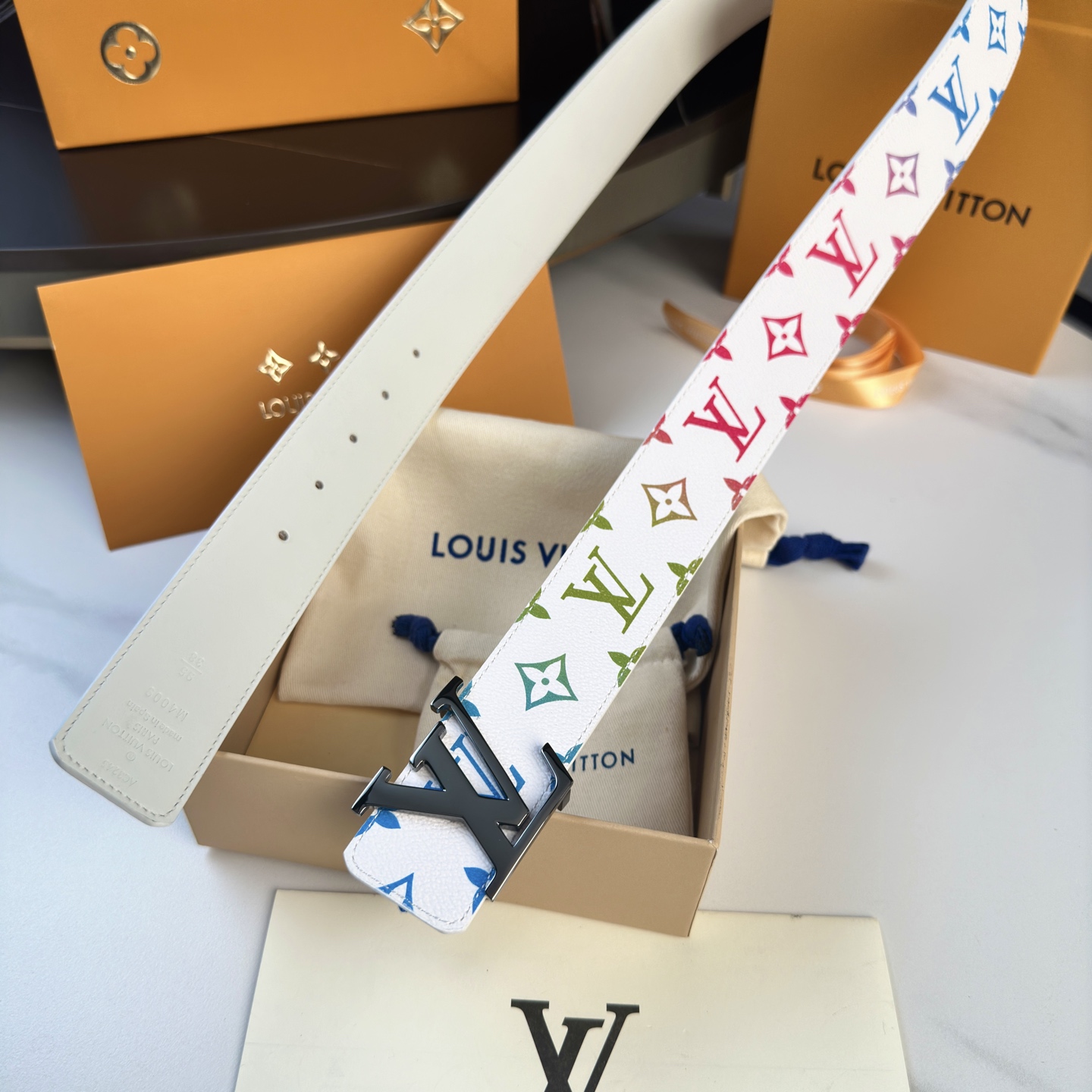 LOUIS VUITTON 1.0版カスタムキャンバスベルト