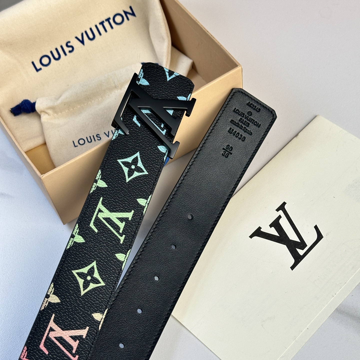 LOUIS VUITTON 原版包裝 1.0 ダブルフェイスベルト 40mm