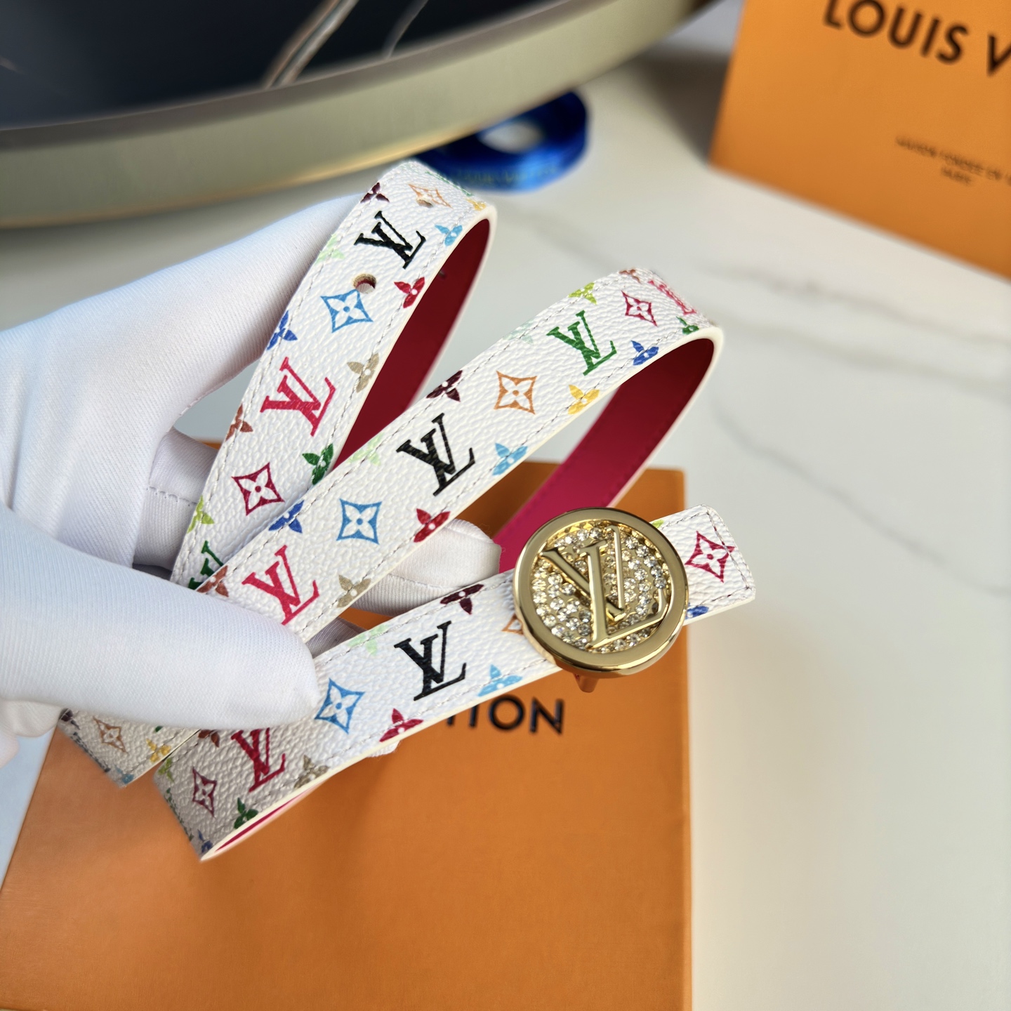 驢家 レディース 腰帯 小花シリーズ 帆布素材