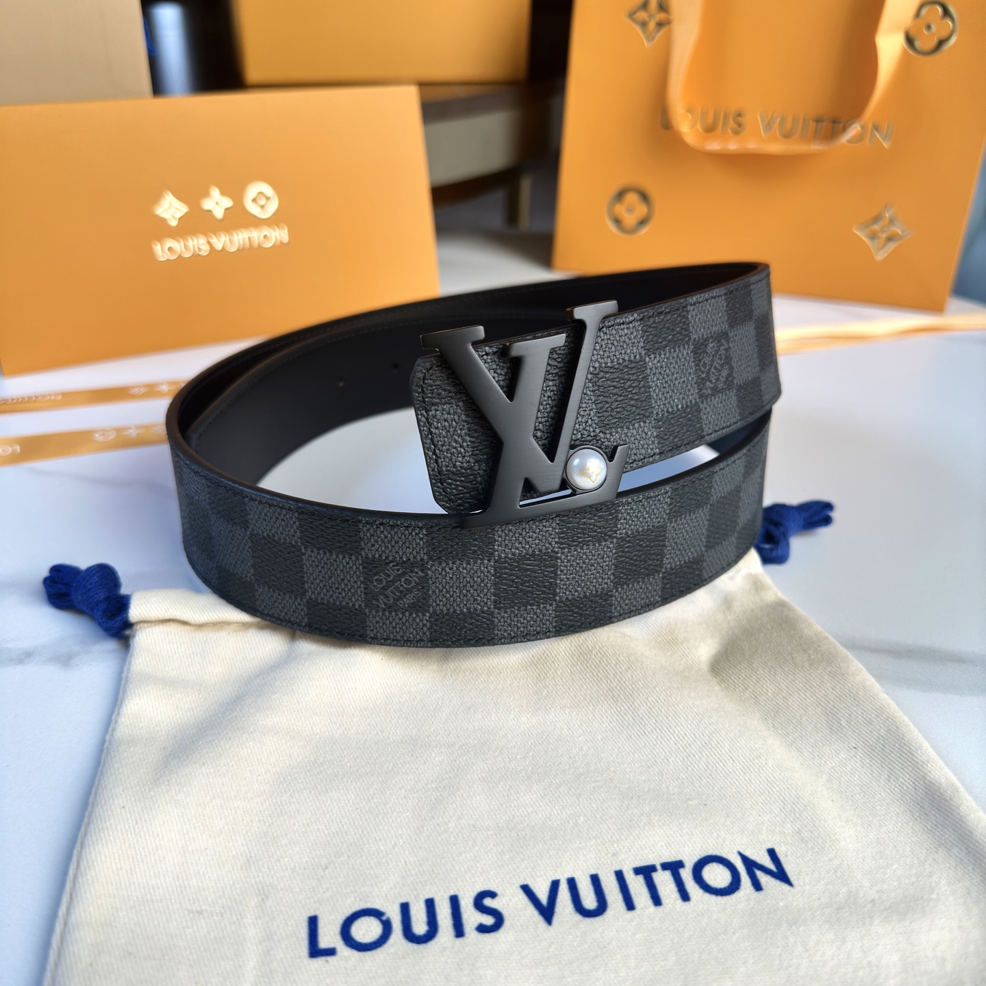 ルイ・ヴィトン 原版包裝➕1.0 カスタムキャンバスと小牛皮底