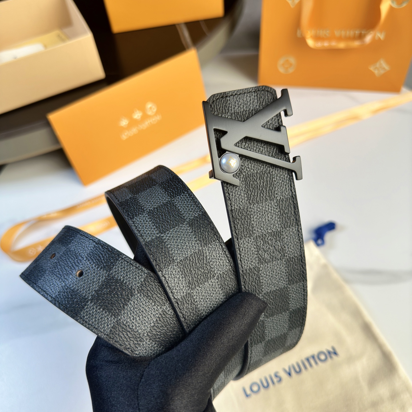 ルイ・ヴィトン 原版包裝➕1.0 カスタムキャンバスと小牛皮底