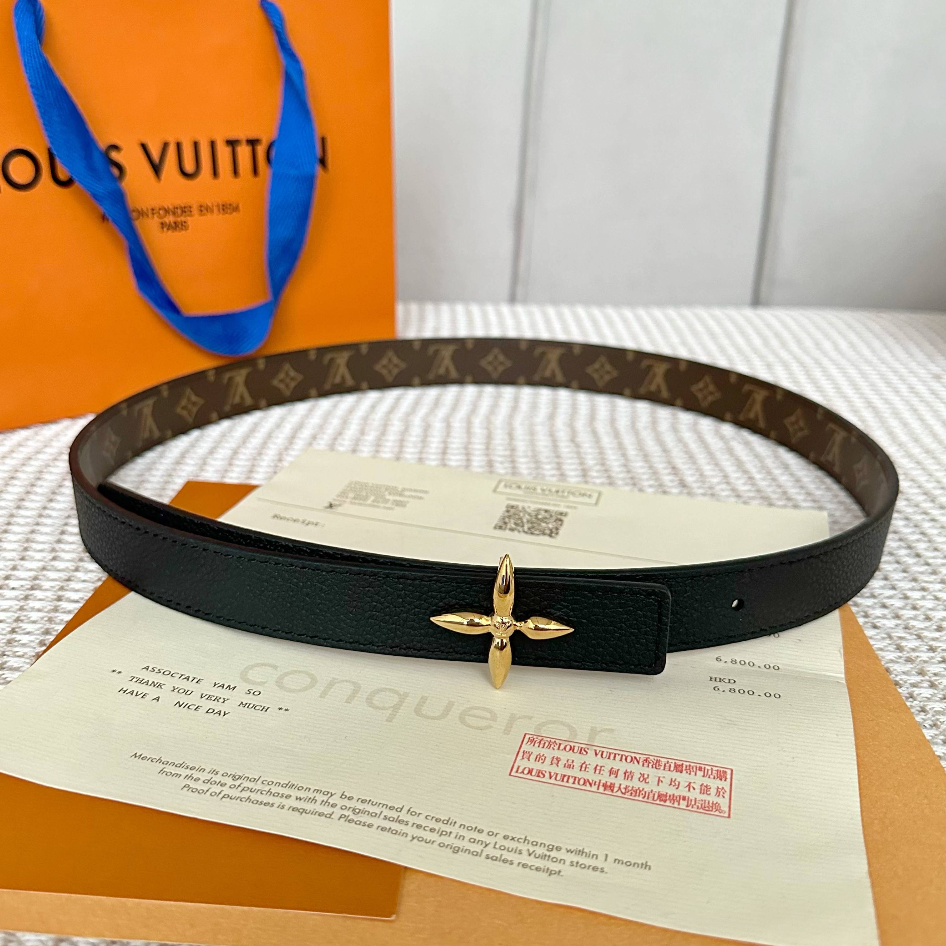 L0UIS VUITT0N P255 原版包裝 腰帶 - 定制帆布と多彩な五金