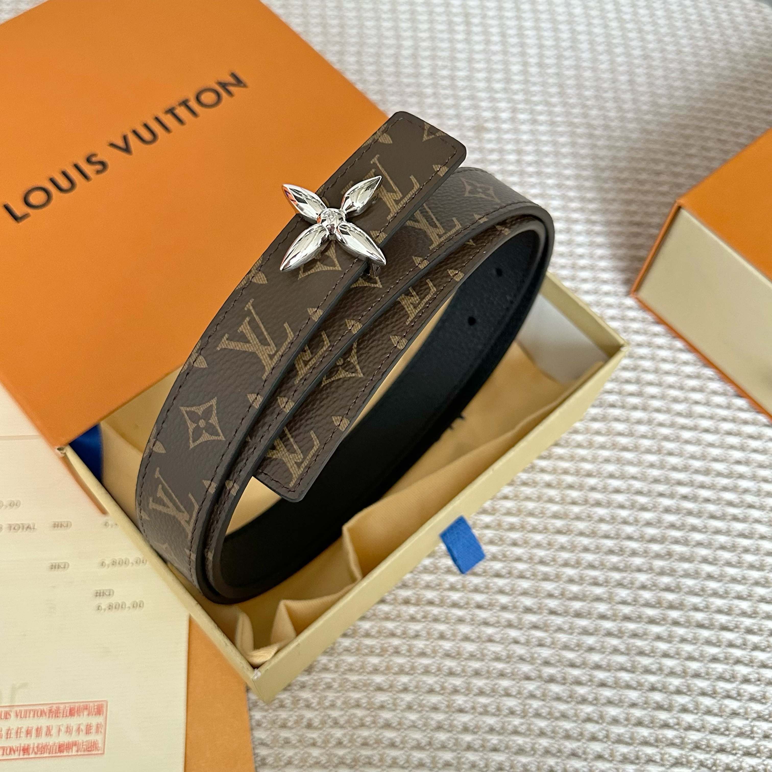 L0UIS VUITT0N P255【原版包裝➕1.0】ダブルサイドオリジナルベルト
