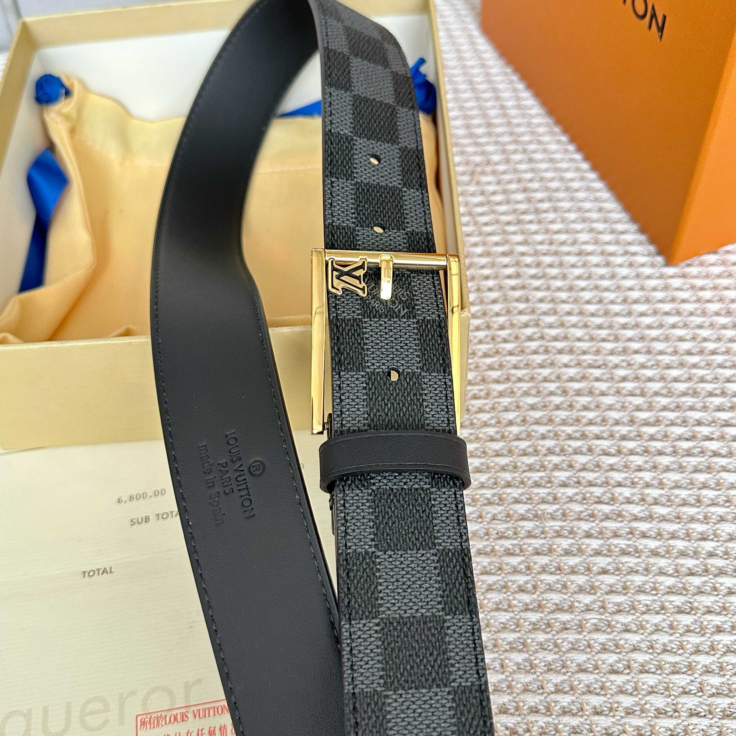 Loewe P255 メンズ腰带 - 高品質ダブルフェイスデザイン