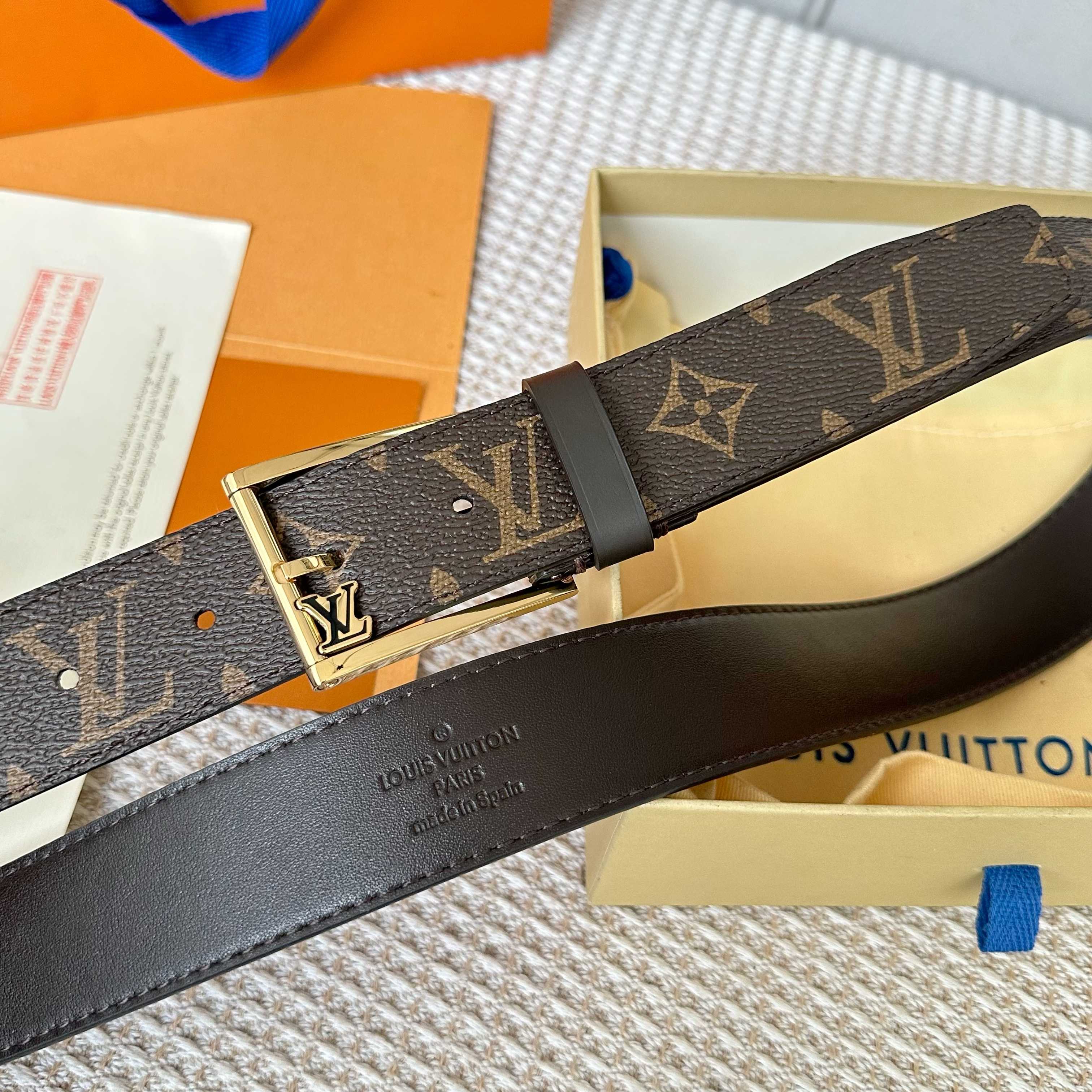 Loius Vuitton P255 メンズレザー腰ベルト - 丈夫でスタイリッシュなデザイン