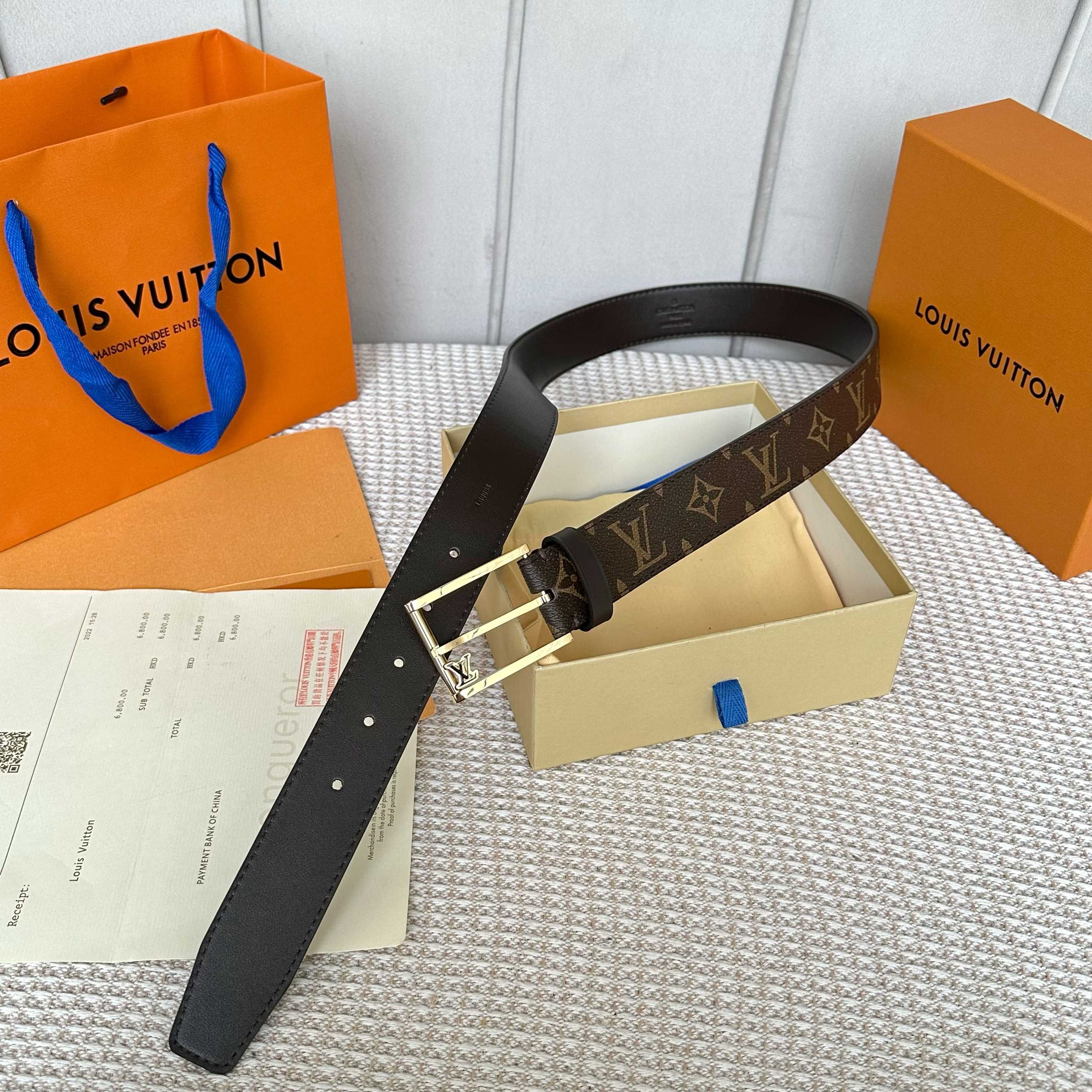 Loius Vuitton P255 メンズレザー腰ベルト - 丈夫でスタイリッシュなデザイン