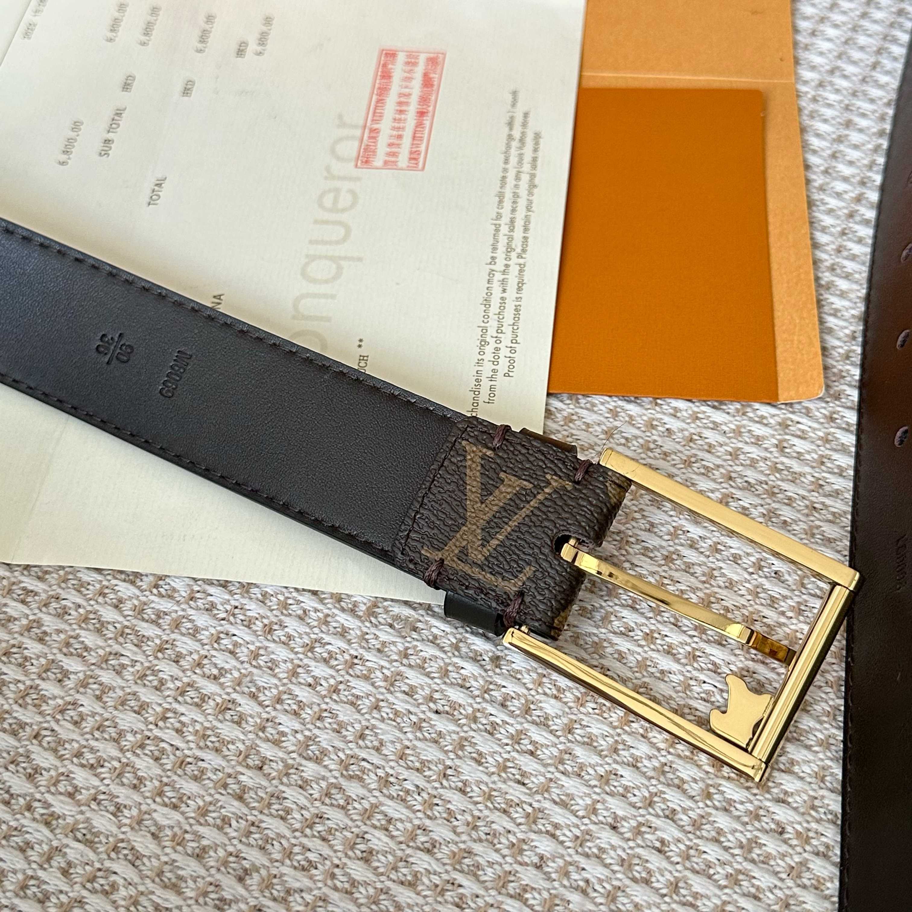 Loius Vuitton P255 メンズレザー腰ベルト - 丈夫でスタイリッシュなデザイン