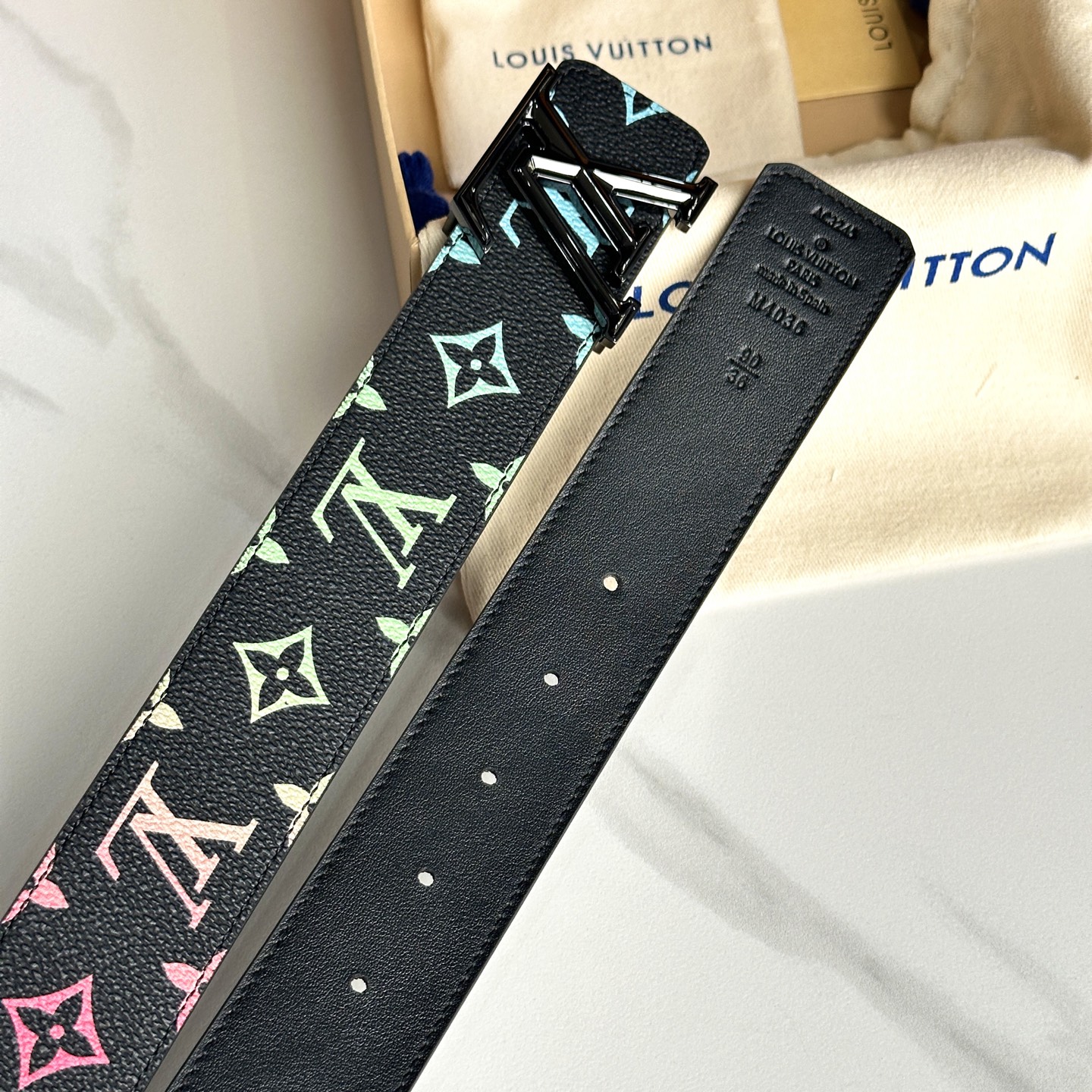 Loewe P：255 ベルト - カスタム帆布とレザーのコンビネーション