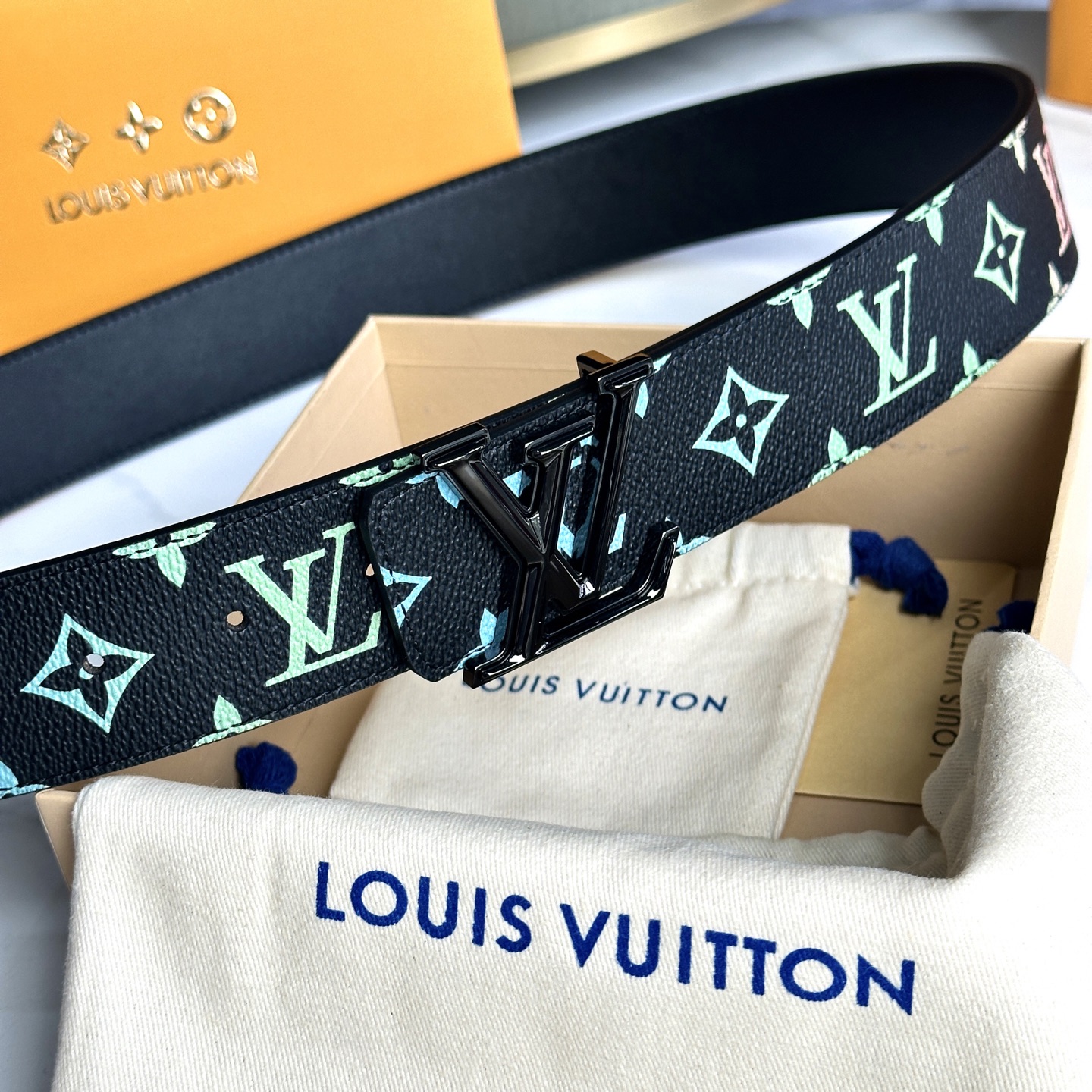 Loewe P：255 ベルト - カスタム帆布とレザーのコンビネーション