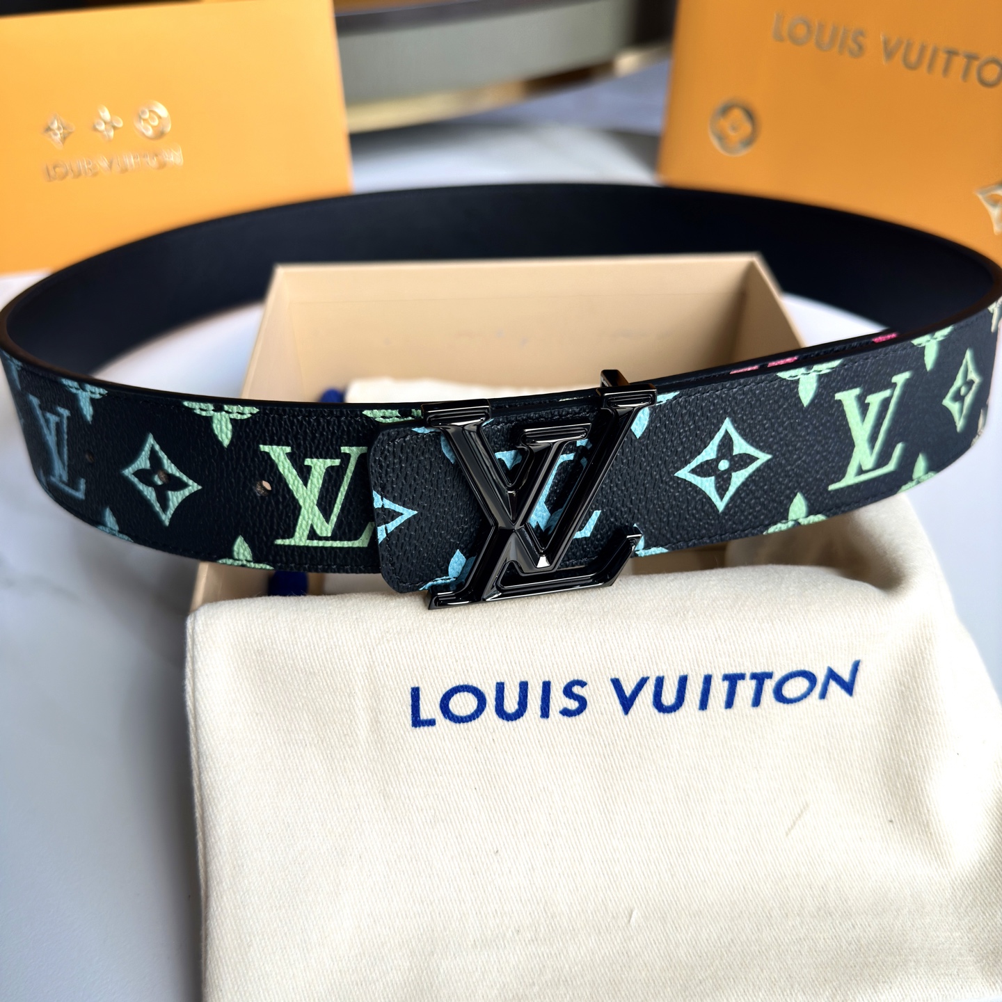 Loewe P：255 ベルト - カスタム帆布とレザーのコンビネーション