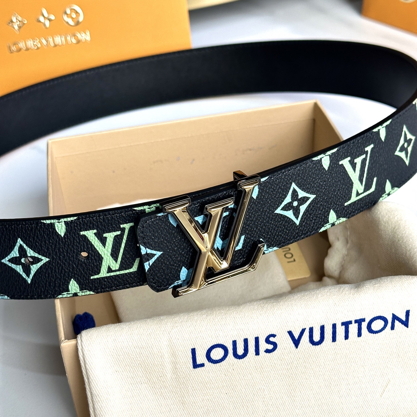LOUIS VUITTON P:255 ベルト - 定番カスタムキャンバス&ダブルサイド利用可