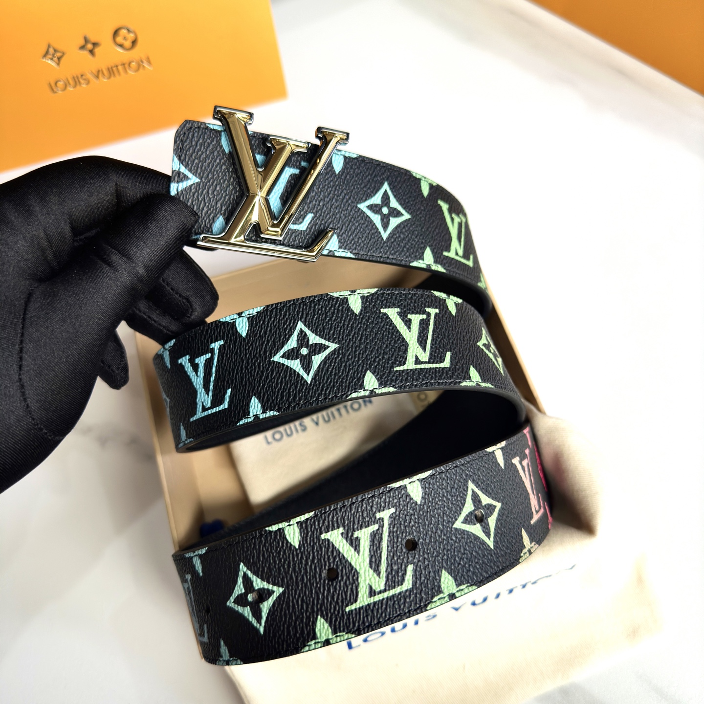 LOUIS VUITTON P:255 ベルト - 定番カスタムキャンバス&ダブルサイド利用可