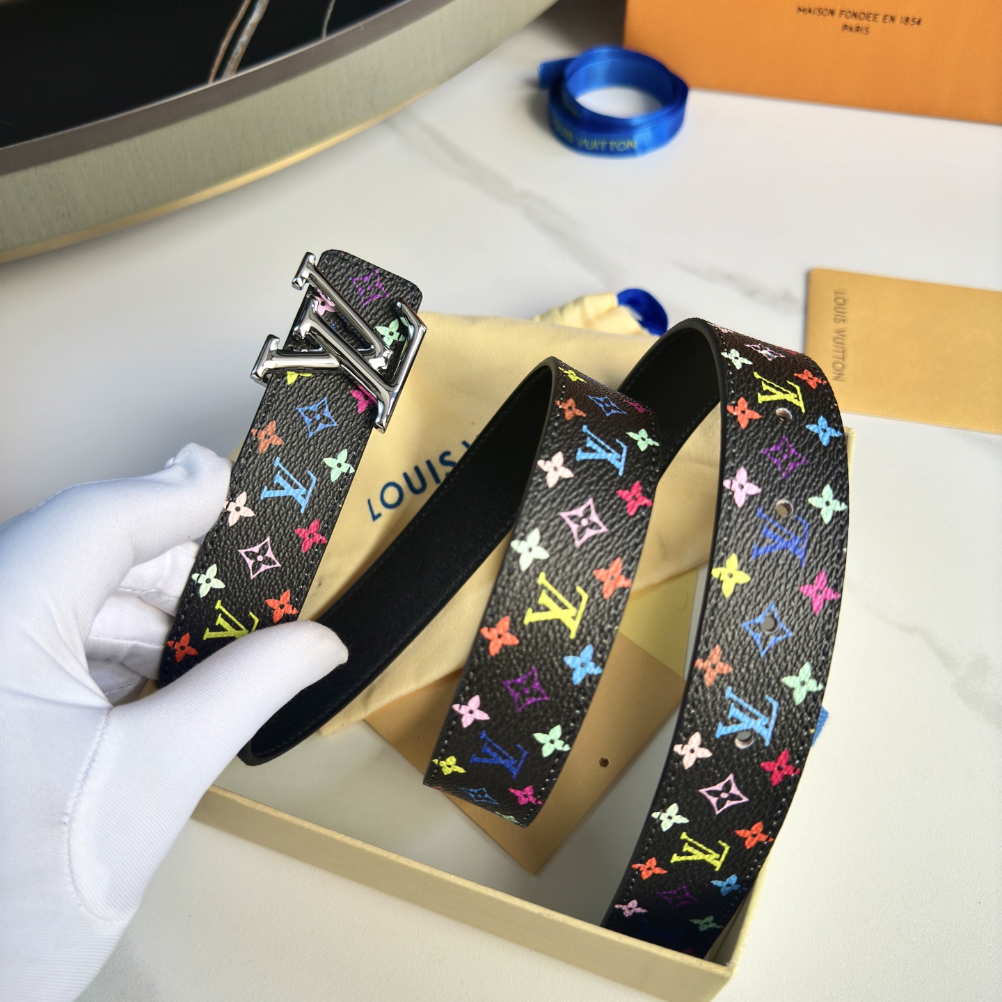 驢家 レディース 腰帯 P255 小花シリーズ