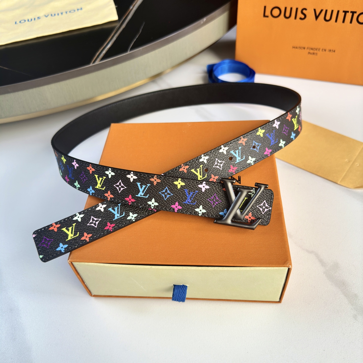 驢家 レディース 腰ベルト 小花シリーズ カスタム帆布