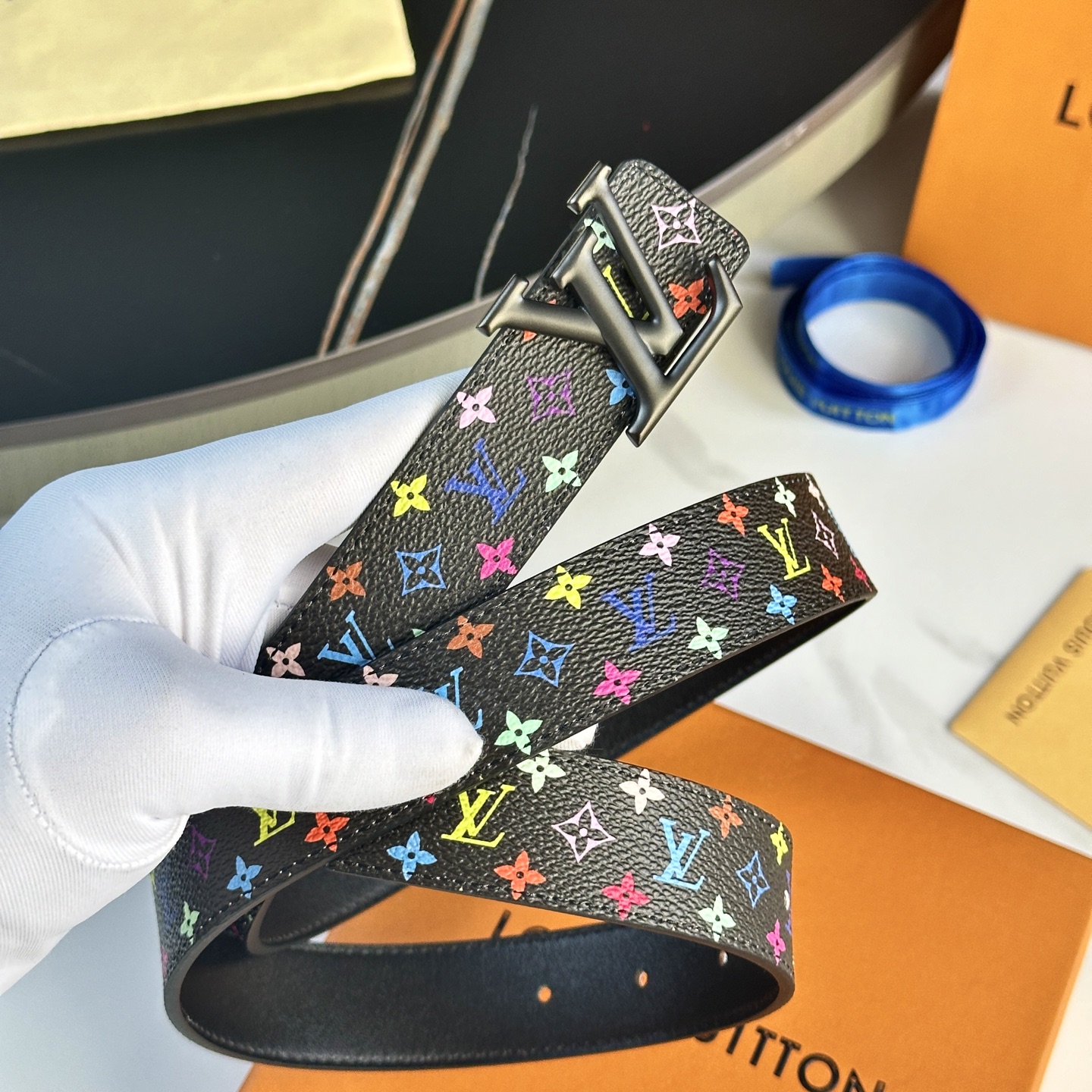 驢家 レディース 腰ベルト 小花シリーズ カスタム帆布