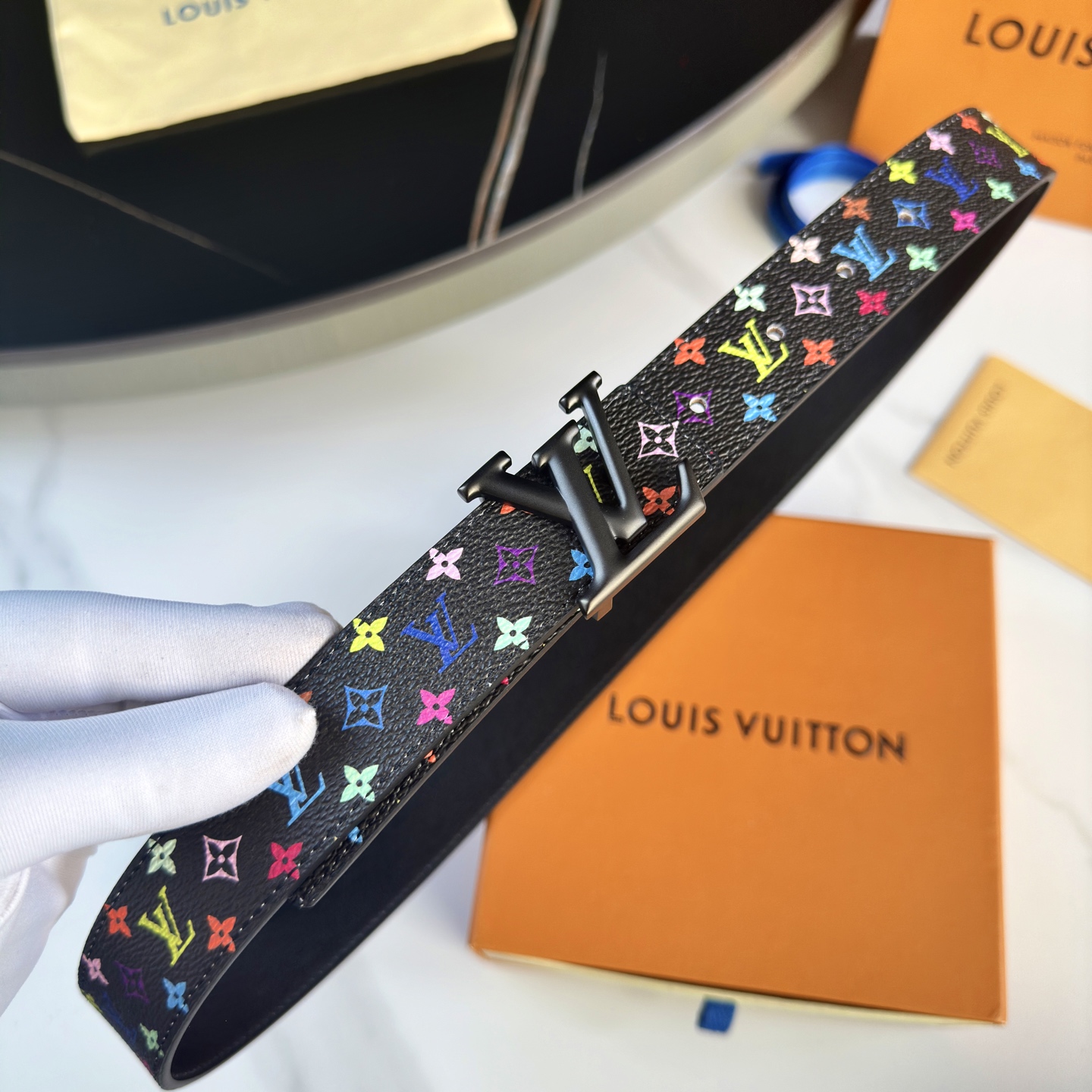 驢家 レディース 腰ベルト 小花シリーズ カスタム帆布