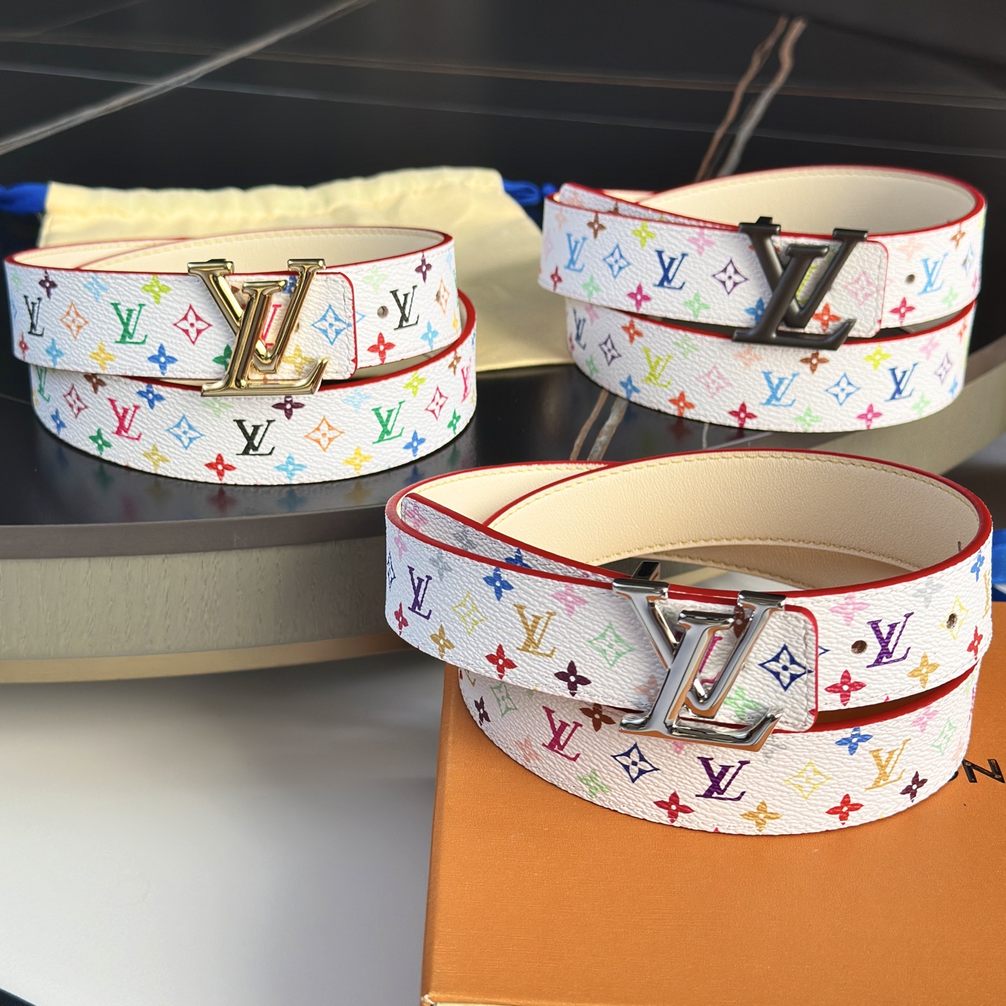 驢家 レディース 腰帯 P255 小花シリーズ カスタムデザイン