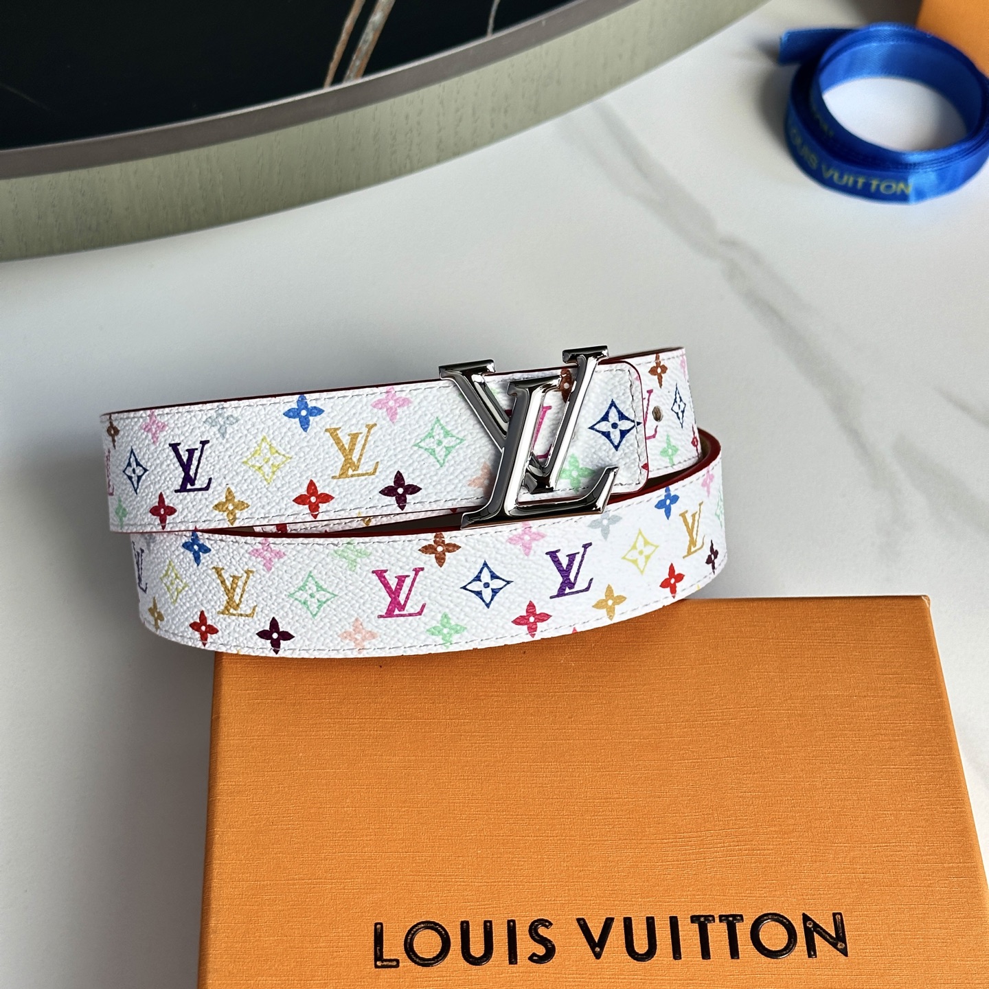 驢家 レディース ウエストベルト 小花シリーズ 幅3cm