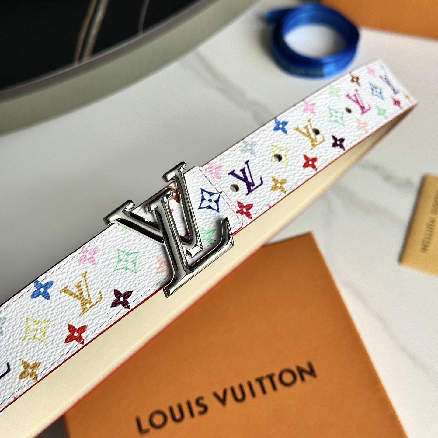 驢家 レディース ウエストベルト 小花シリーズ 幅3cm