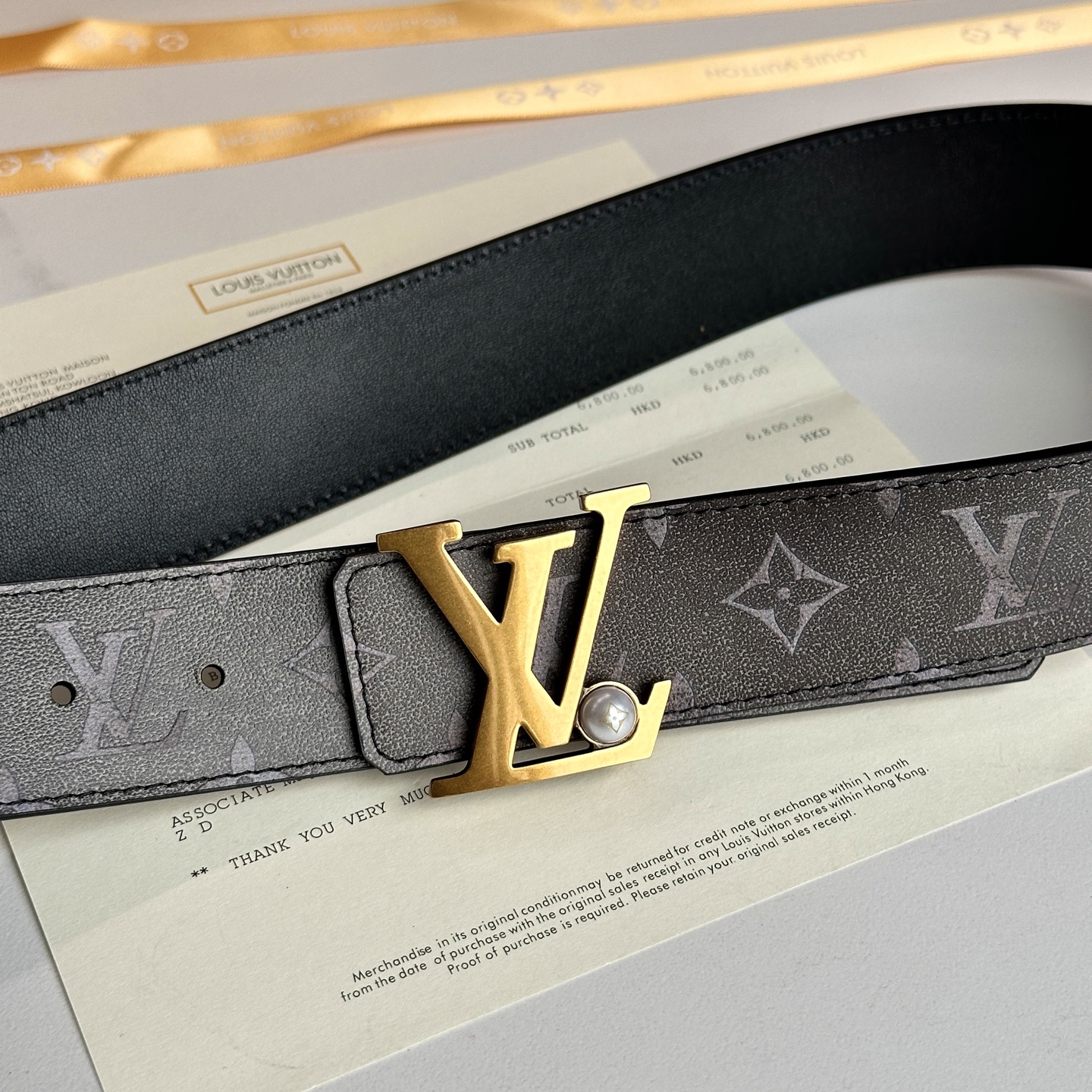 LOUIS VUITTON 男士原單腰帶 ダブルフェイスデザイン