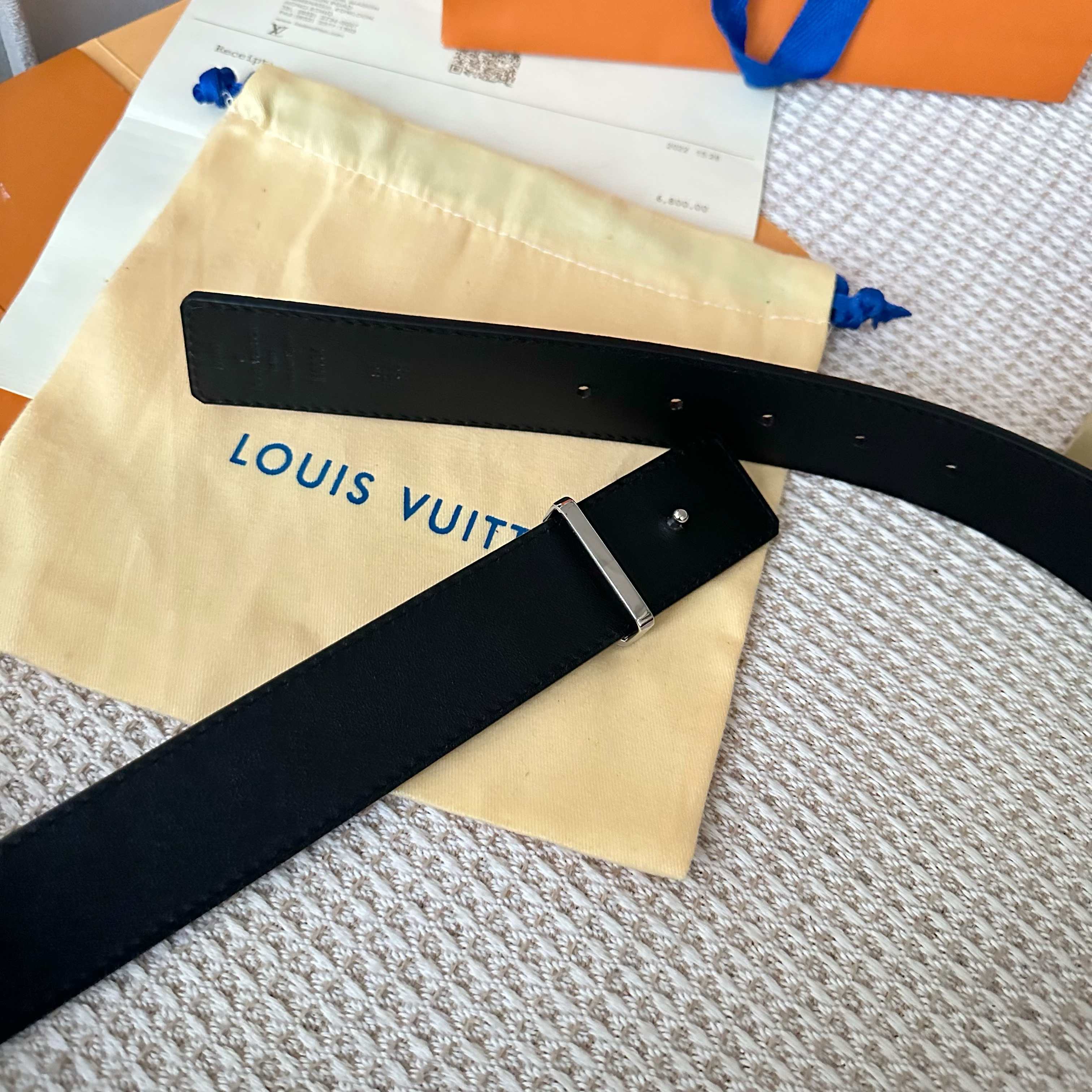 L0UIS VUITT0N P255 驢家原單腰帶 双面使用可能な35mm幅