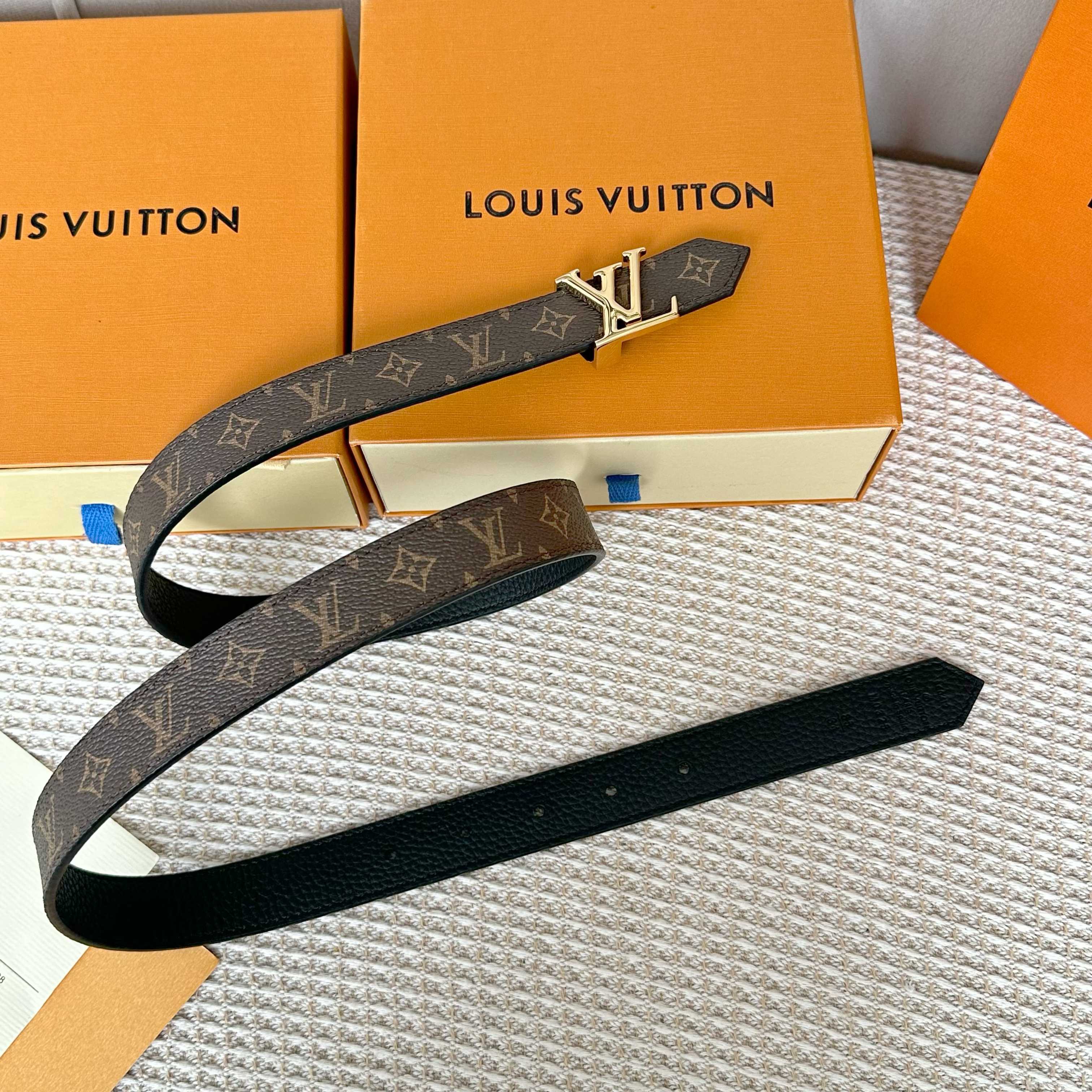 L0UIS VUITT0N P255 レディース腰帯 25mm幅 ダブルサイドデザイン